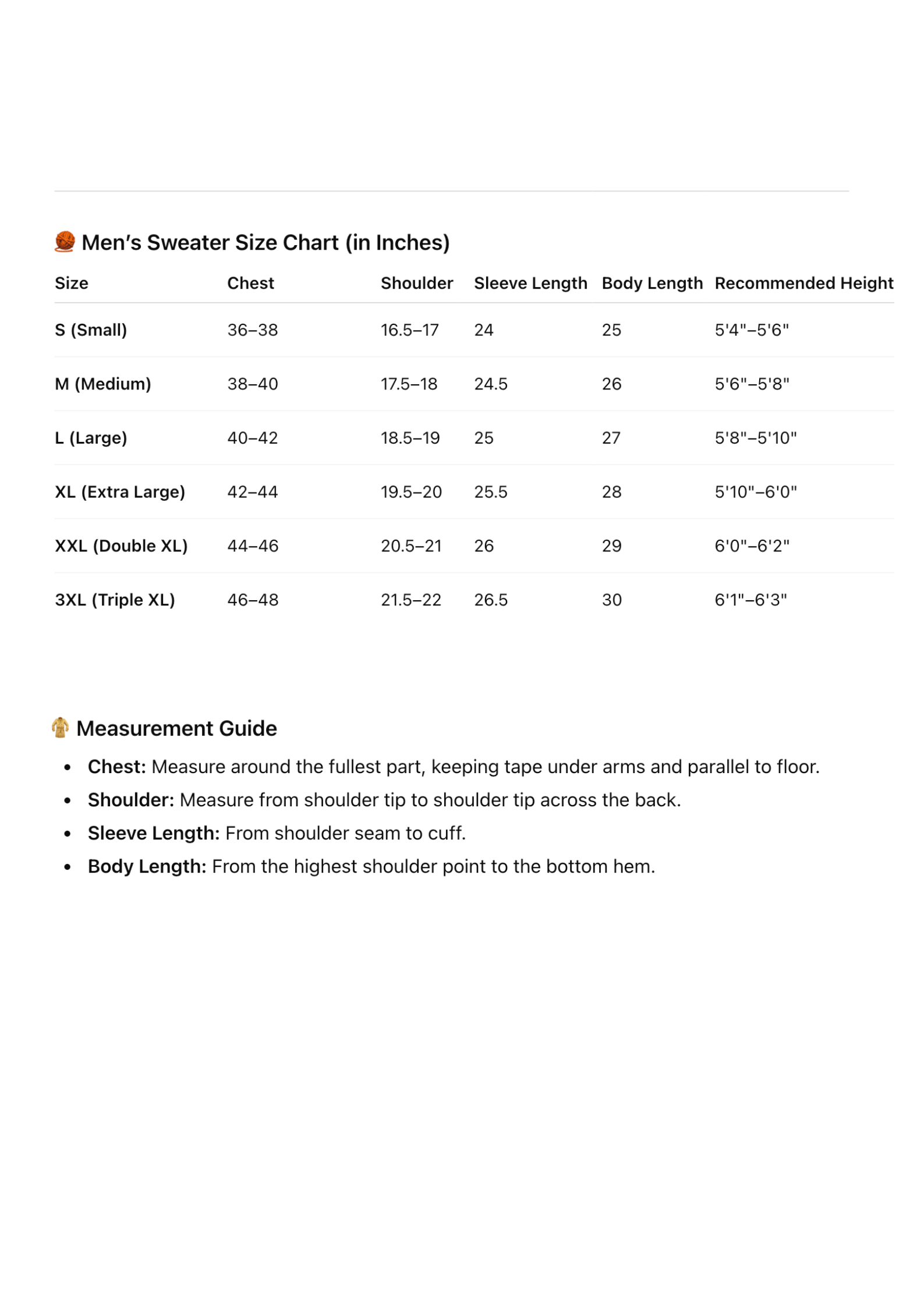 Handmade Men's Sweater