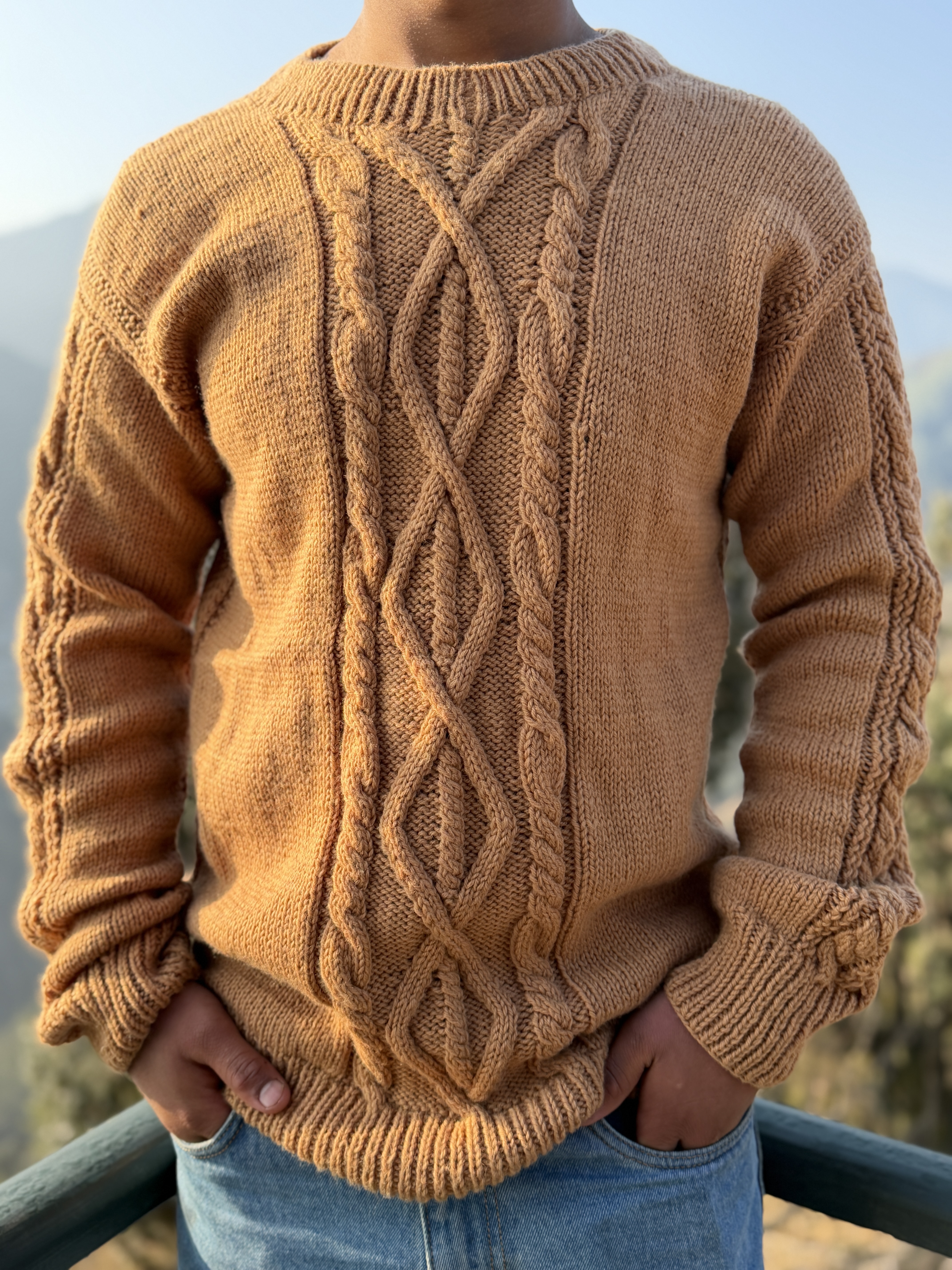 Pahadan's Handmade Sweater – Pure Merino Wool