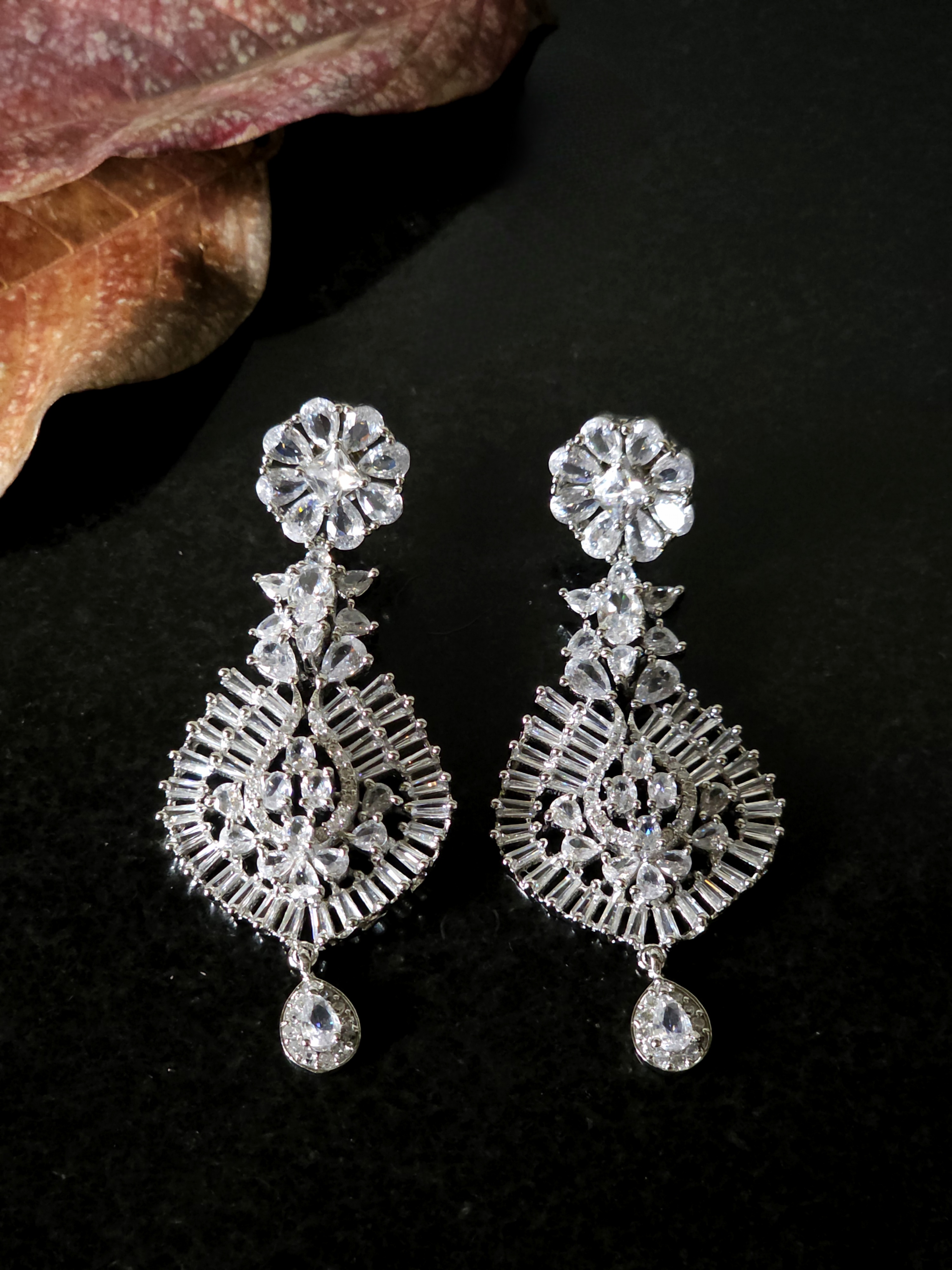 Frosty Florals Earrings