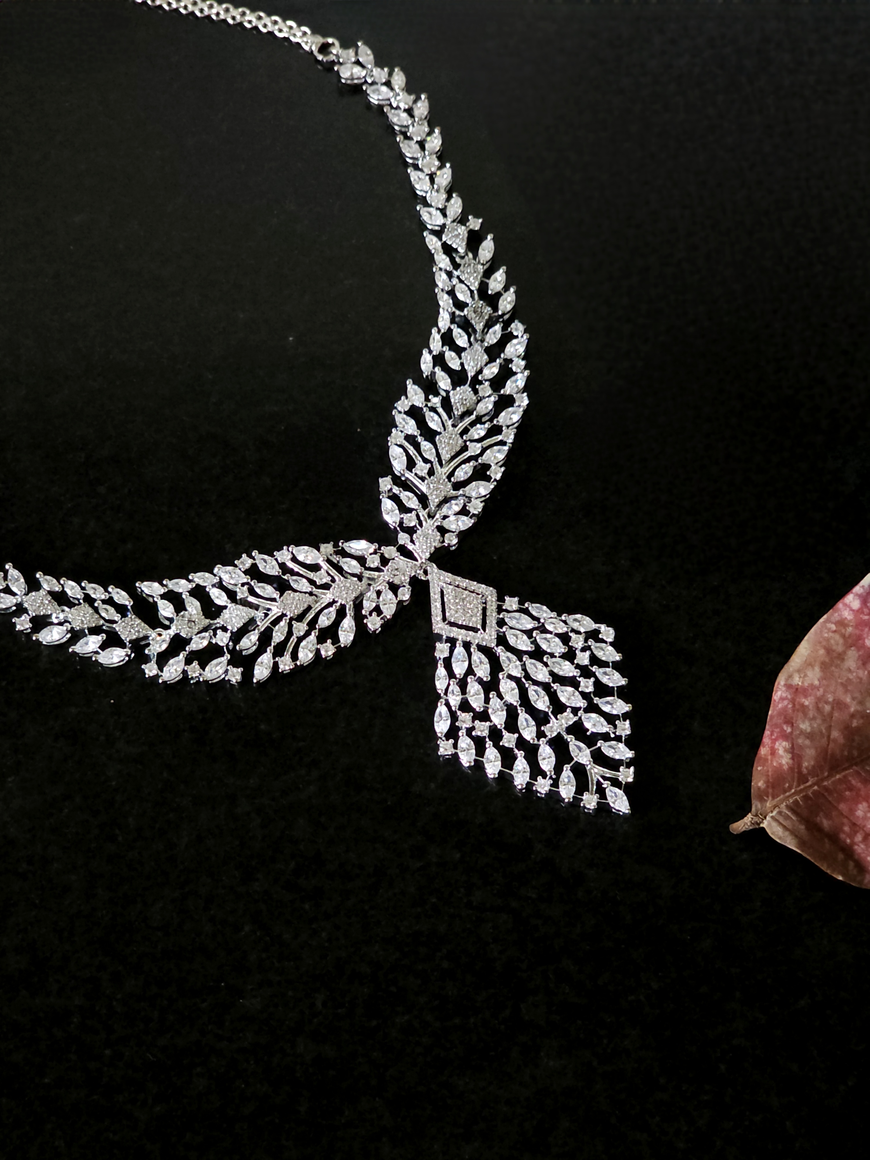 Glacial Mosaic Necklace Set