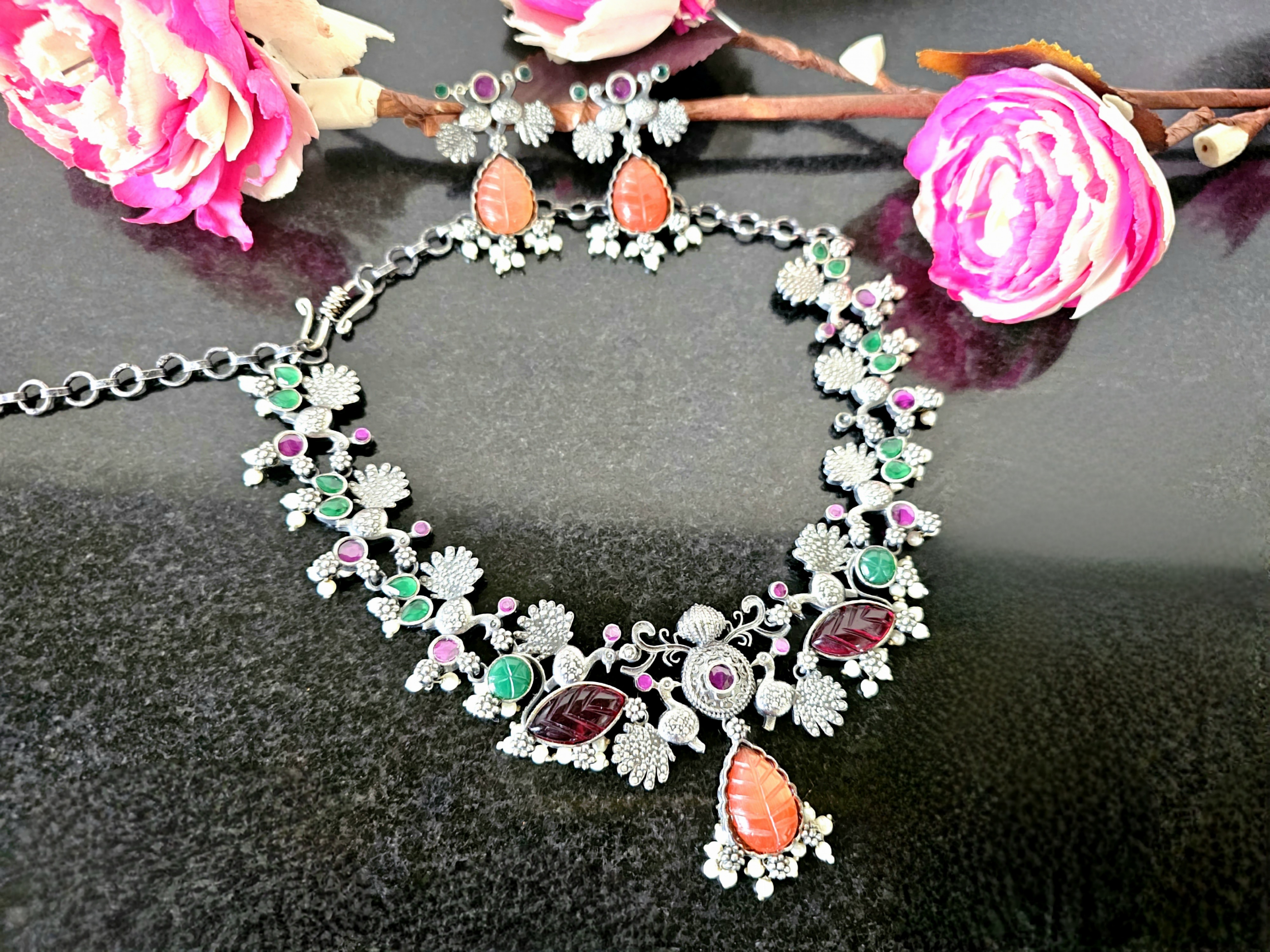 Blooming Birdsong Necklace Set