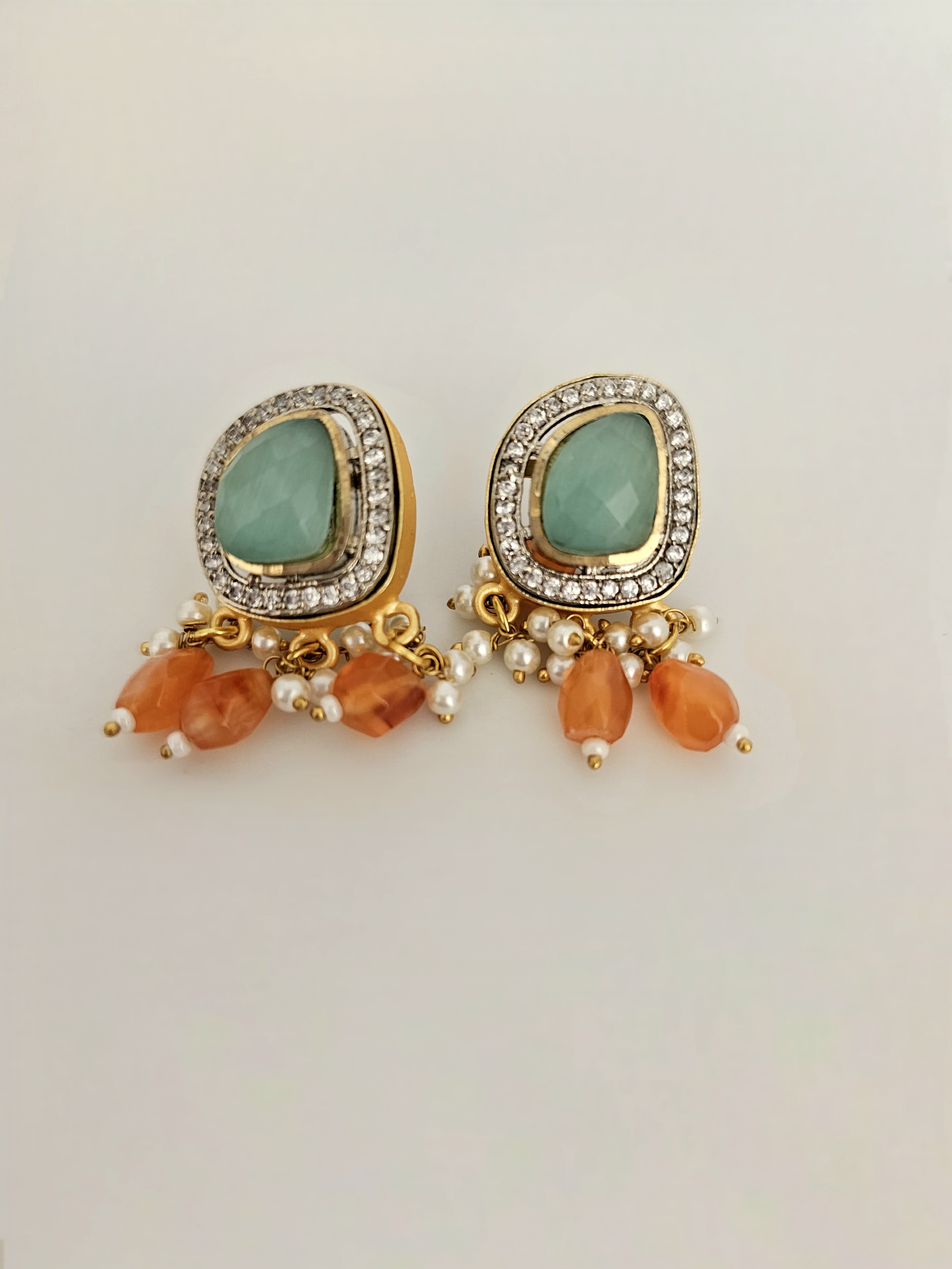 Orange Oasis Necklace Set