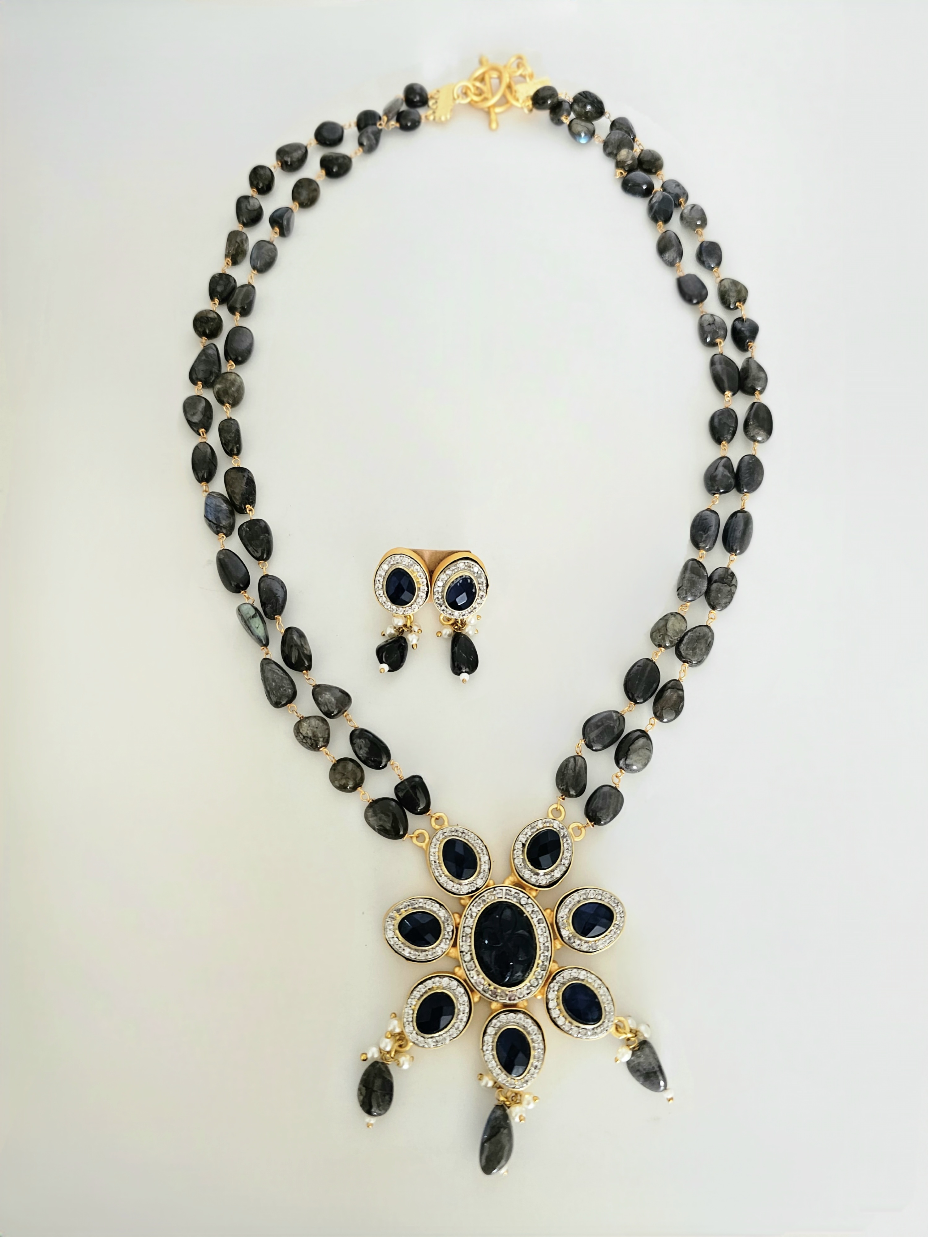 Navy Nirvana Necklace Set