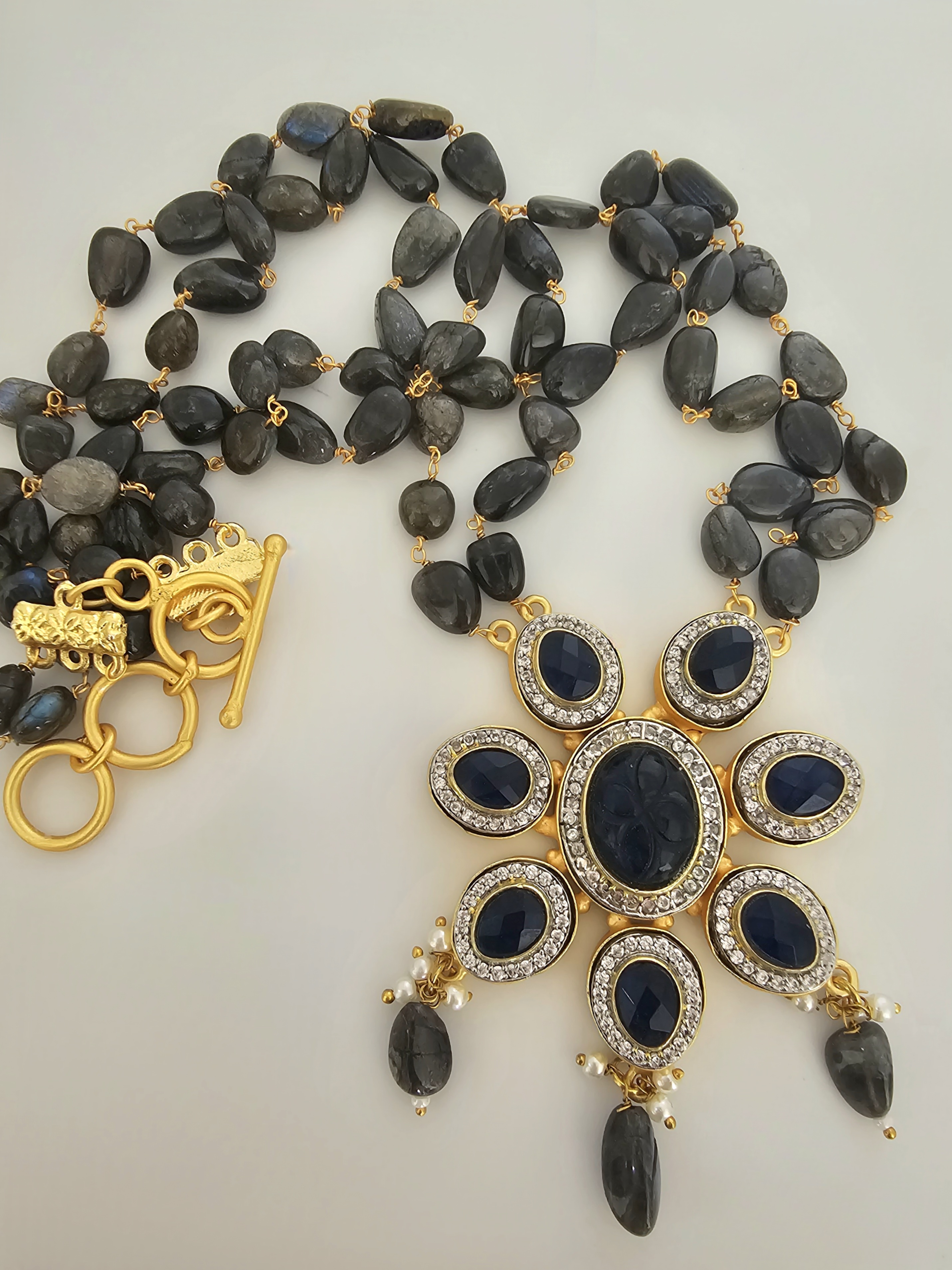 Navy Nirvana Necklace Set
