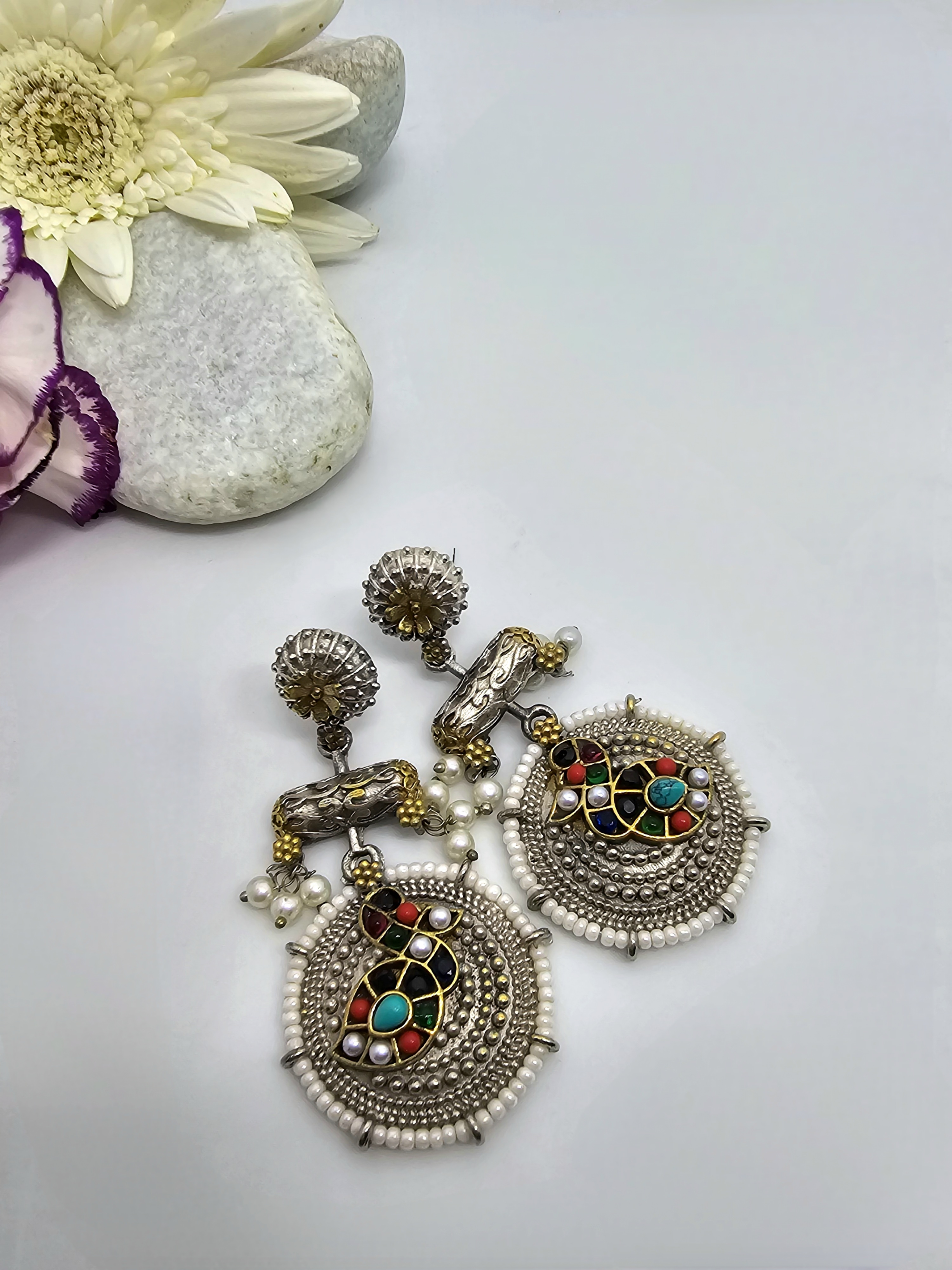 Beaded Birdie Earrings