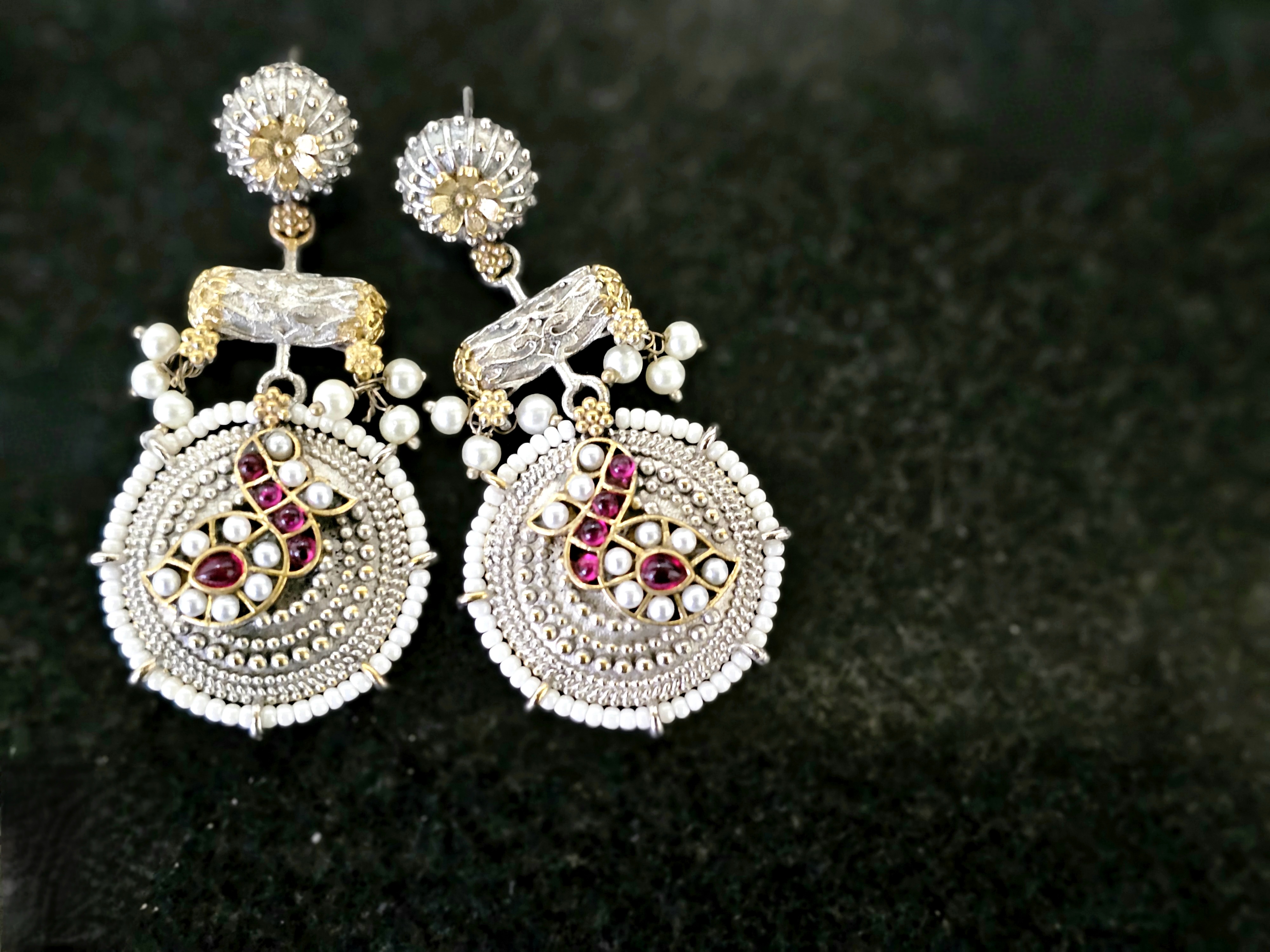 Beaded Birdie Earrings