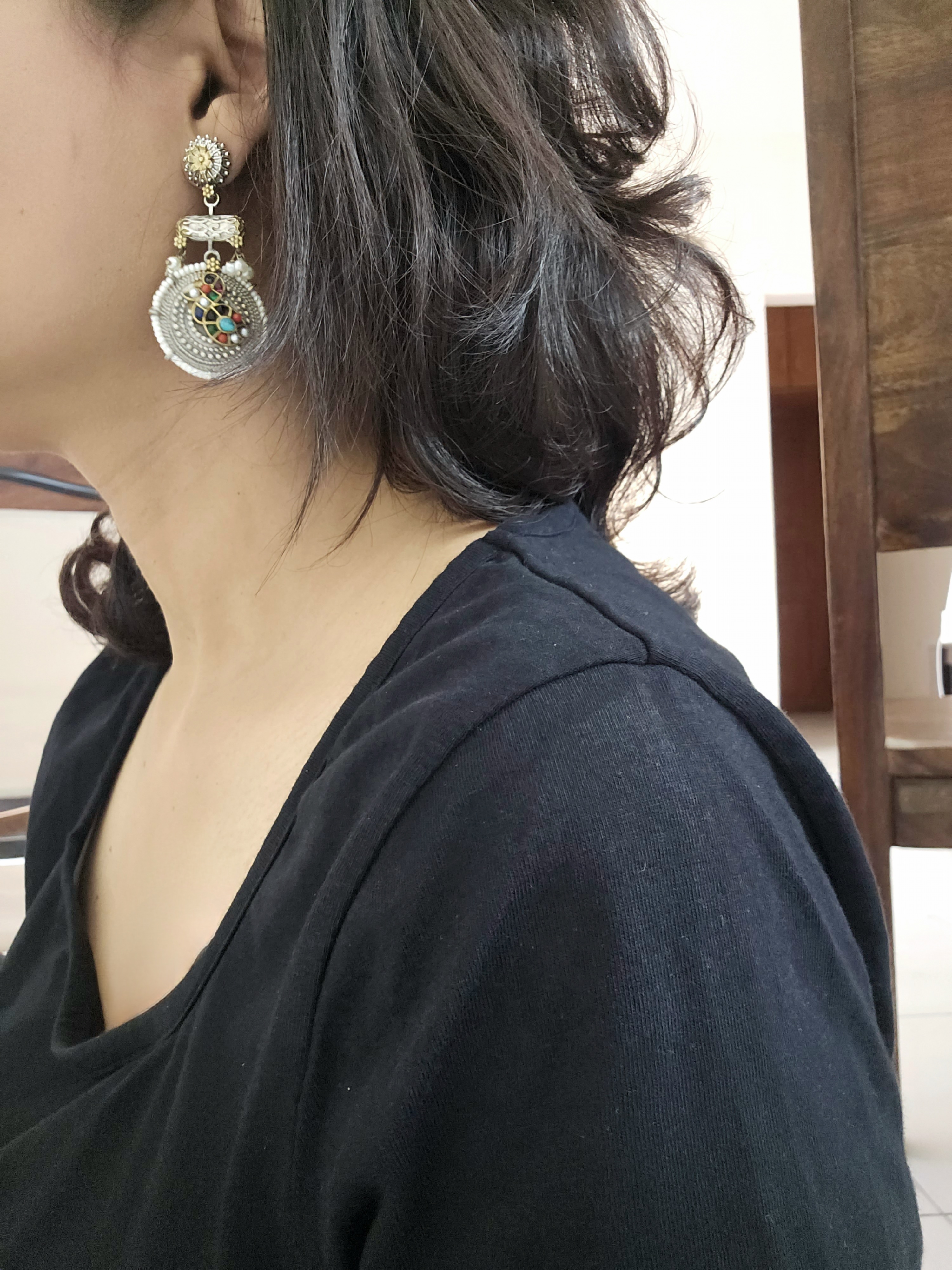 Beaded Birdie Earrings