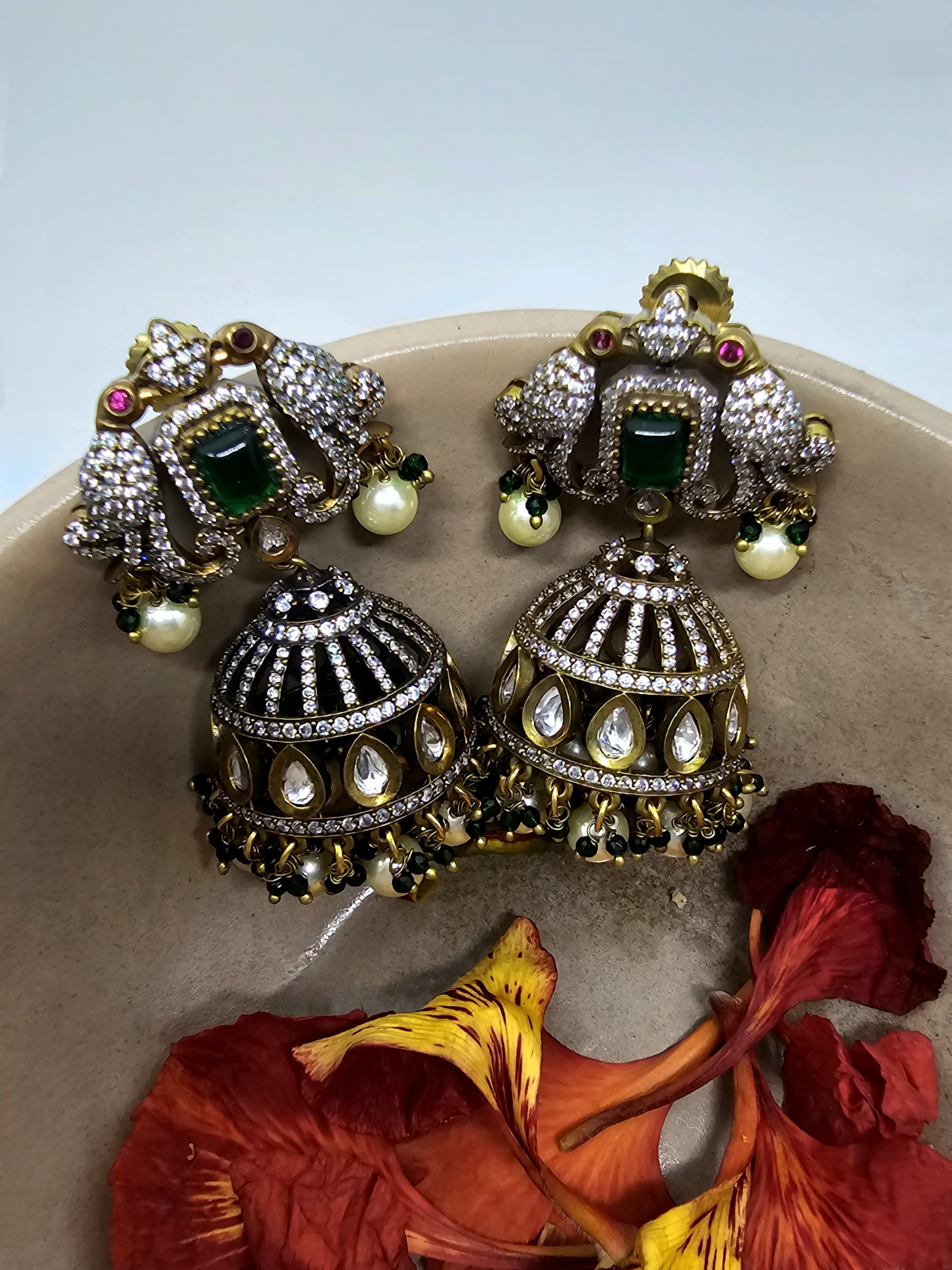 Dangling Dreams Jhumki Earrings