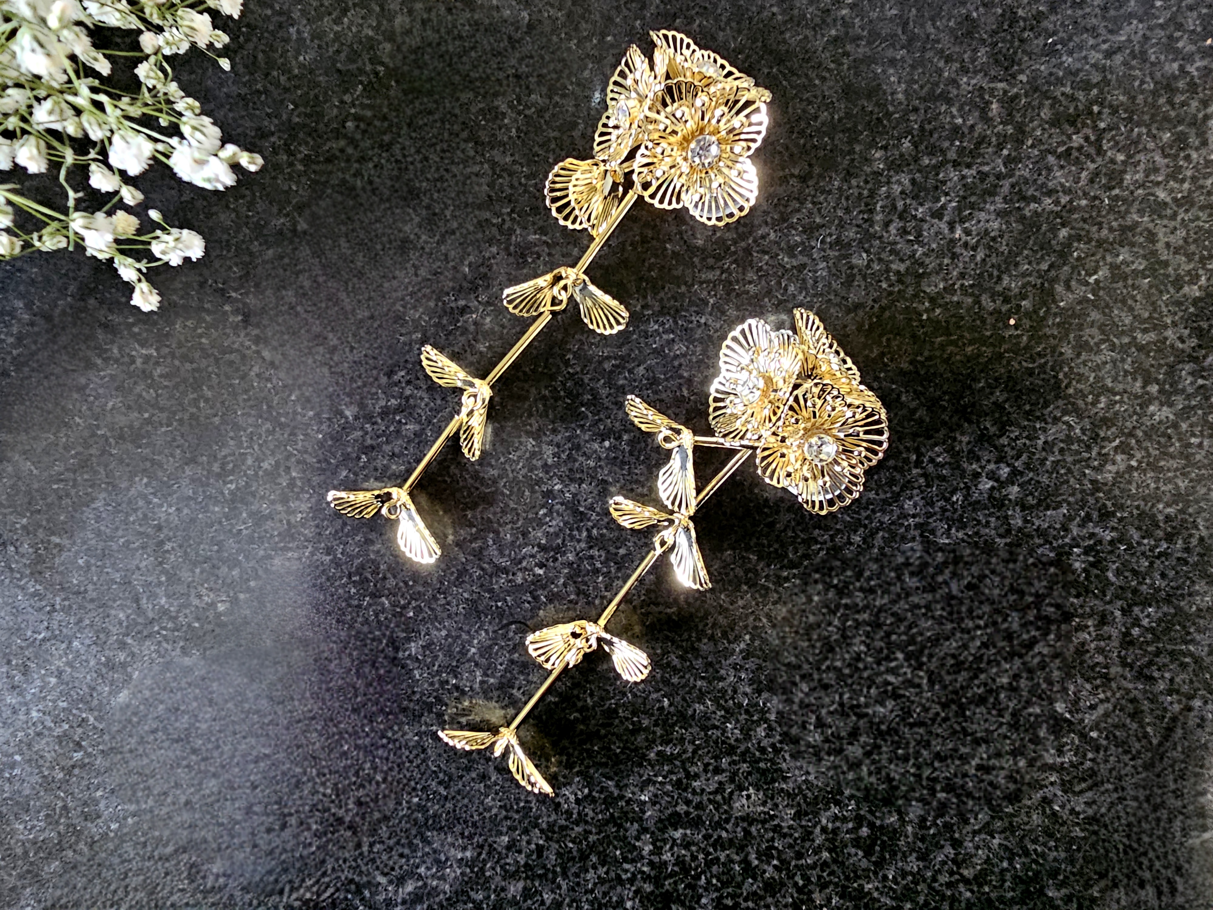 Gossamer Petals Earrings