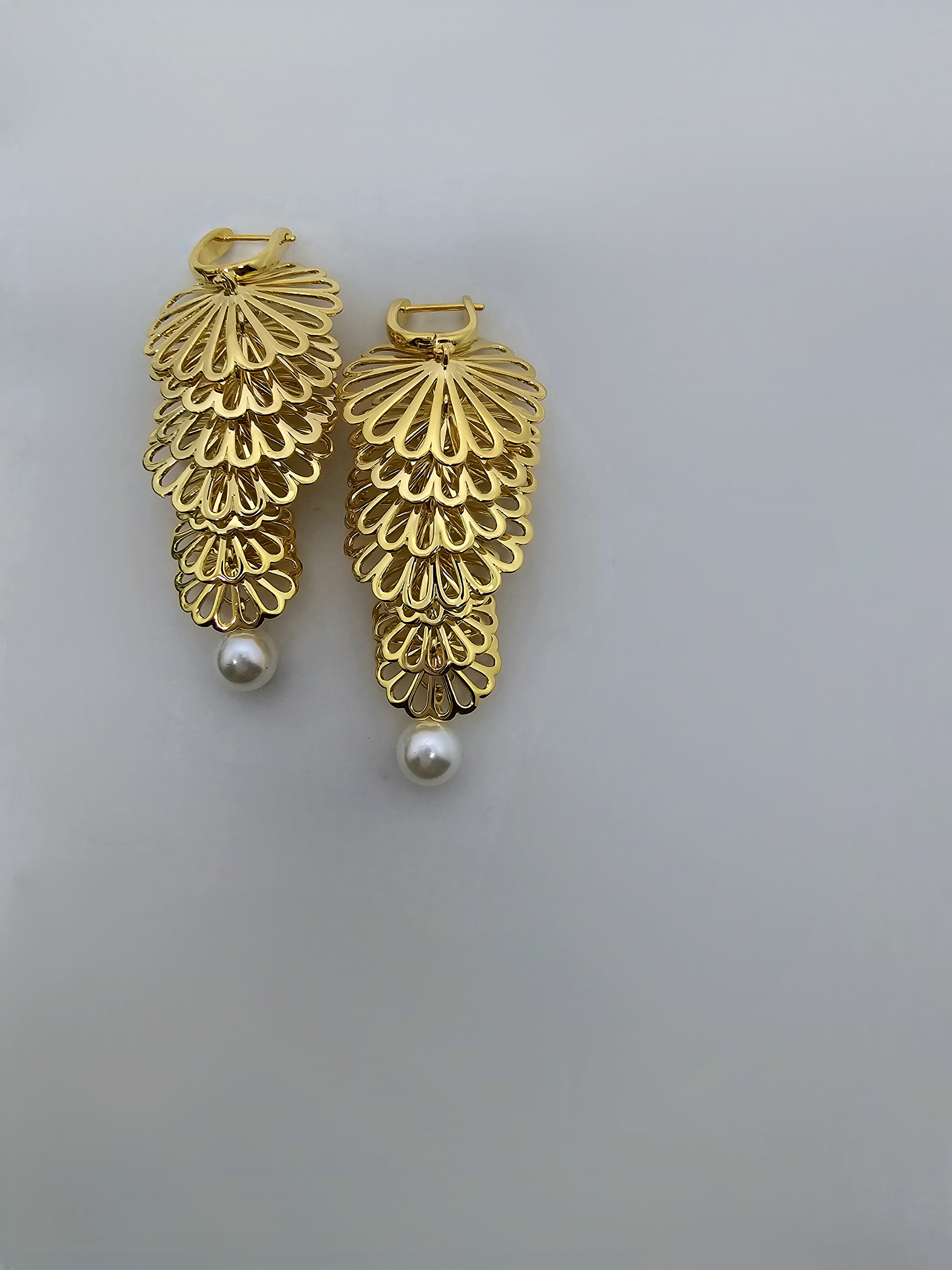 Cascading Petal Drops Earrings