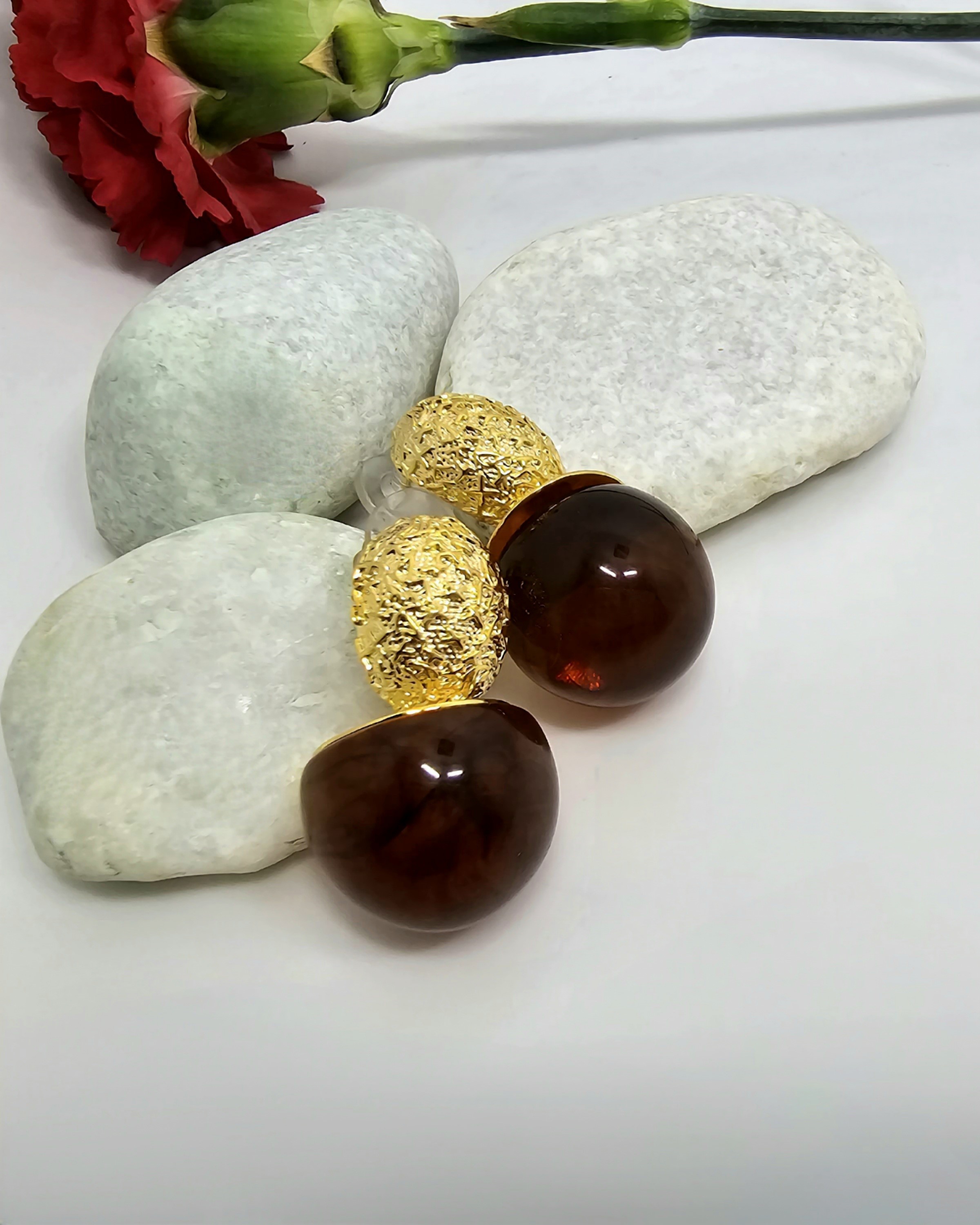 Golden Pupa Earrings