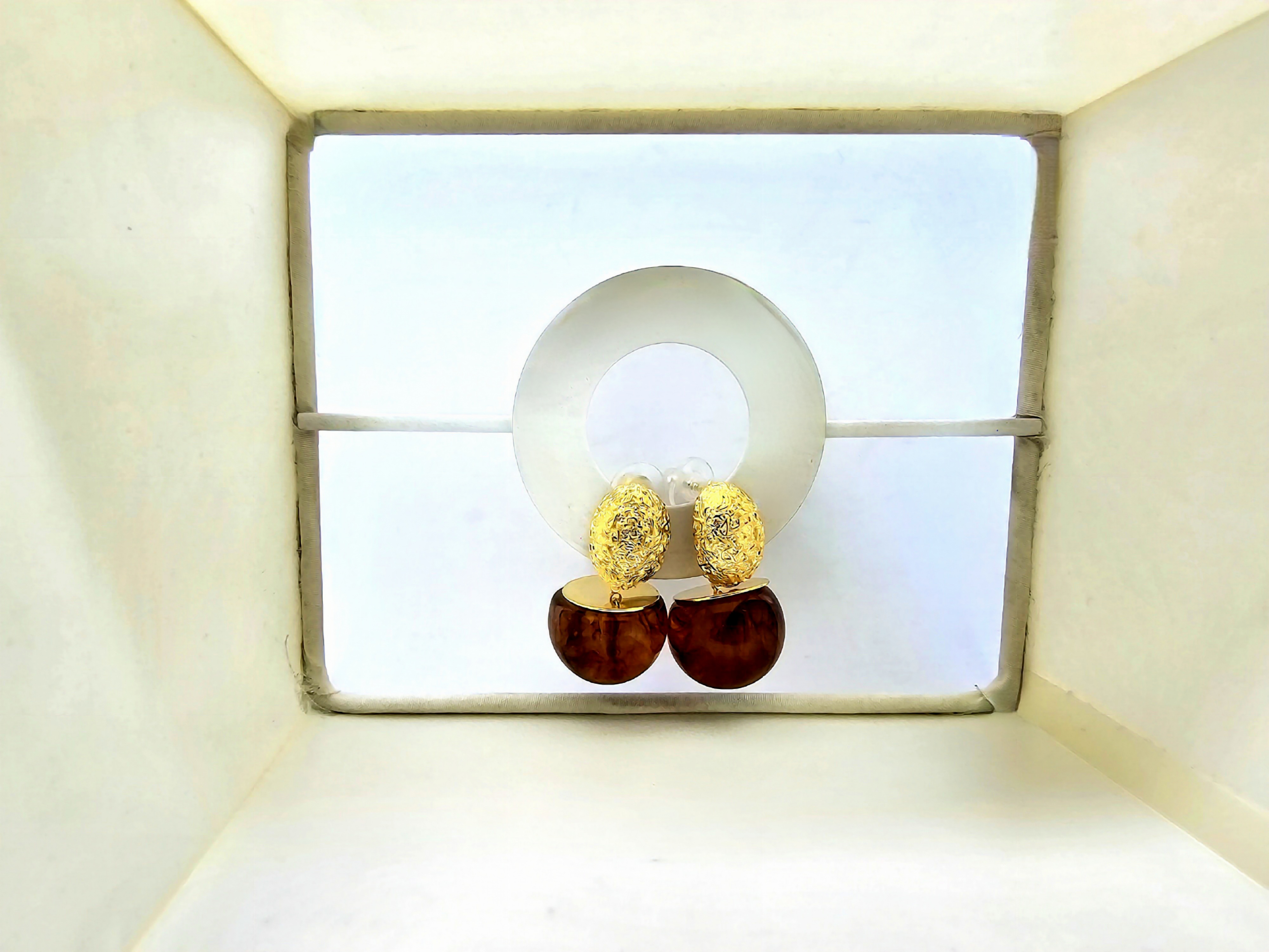 Golden Pupa Earrings