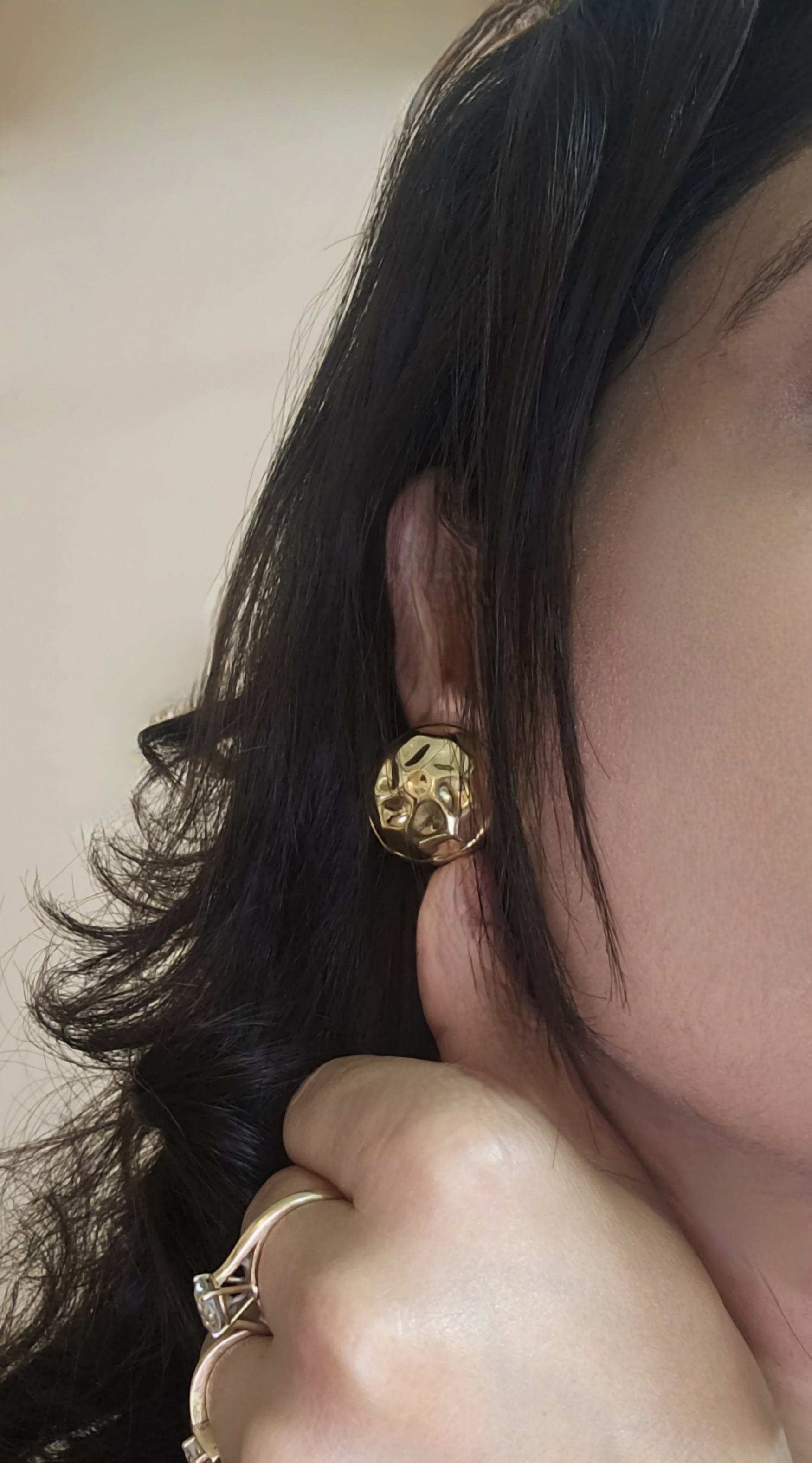 Pebble Stud Earrings