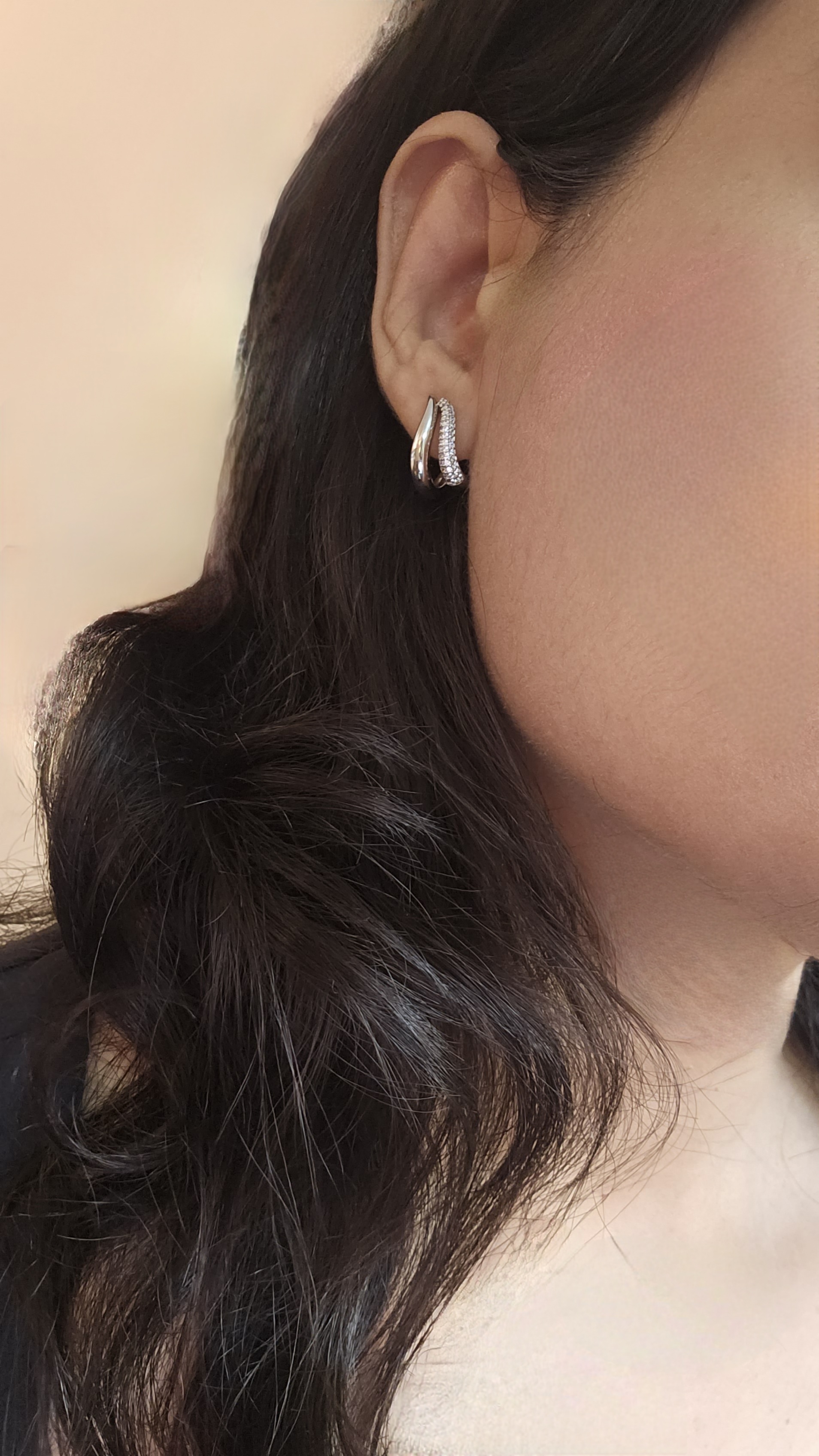 Bent on Glam Hug Earrings