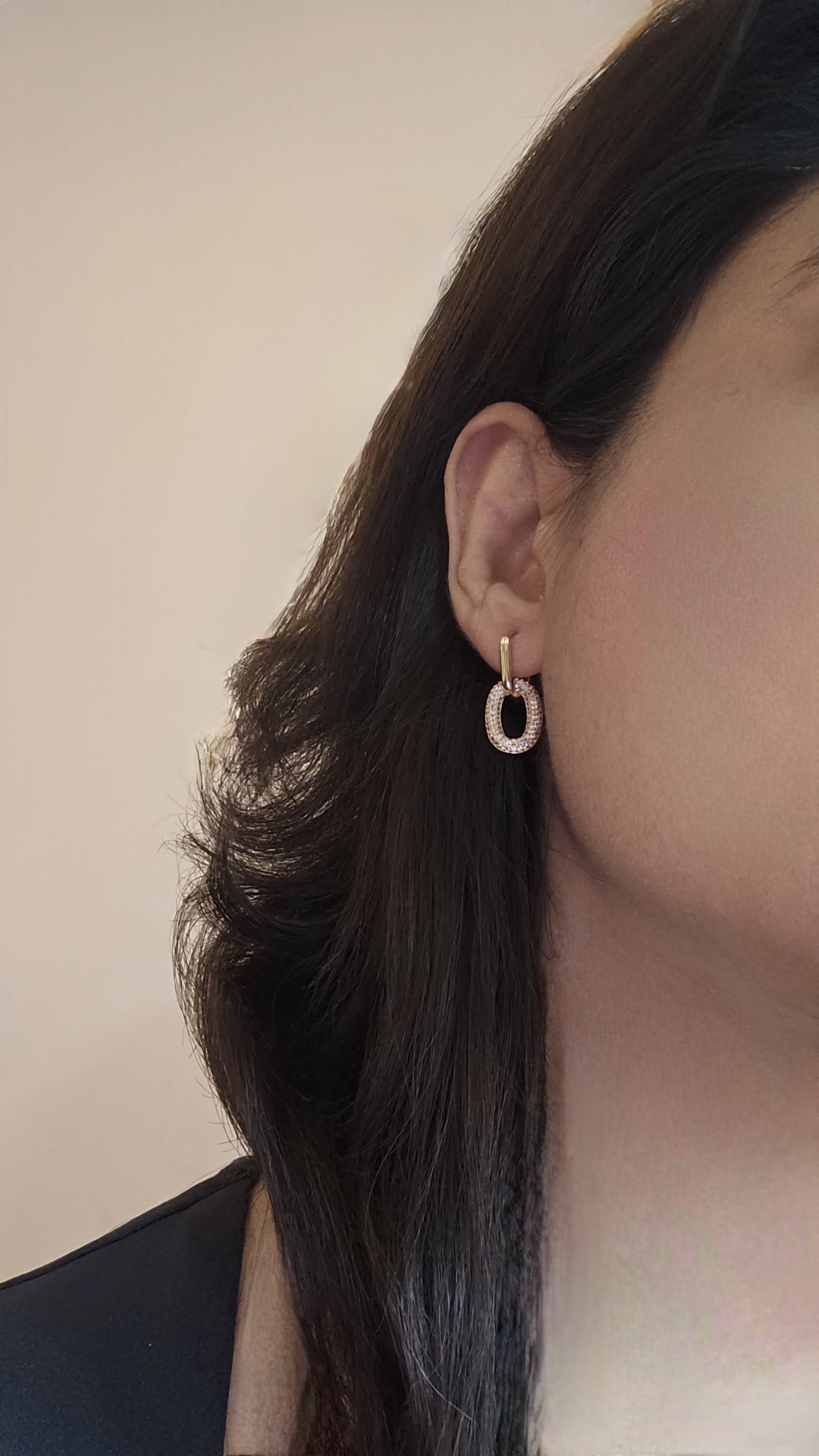 Luminova Ovalle Hug Earrings