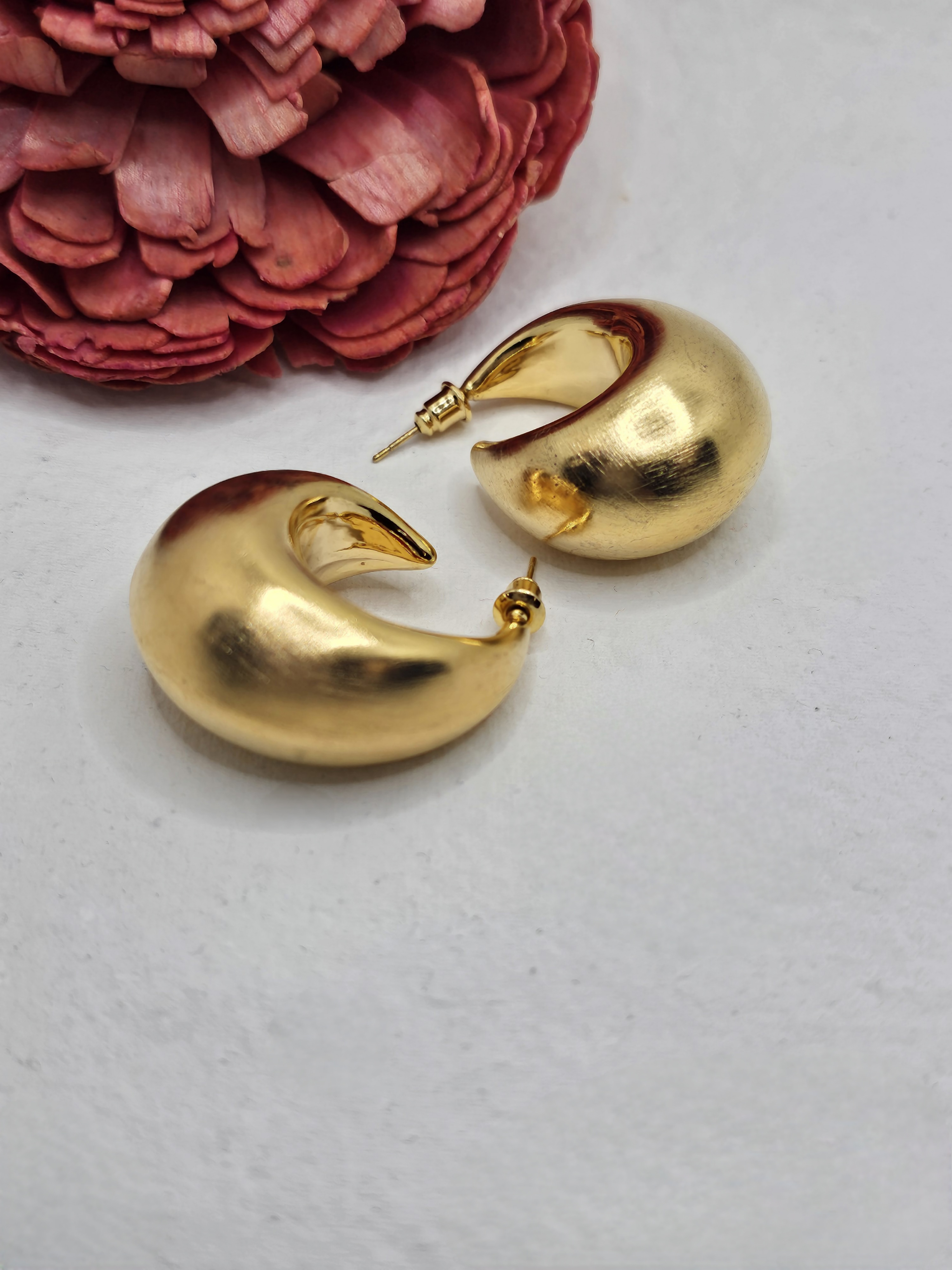Radiant Reverb Half Hoop Earrings
