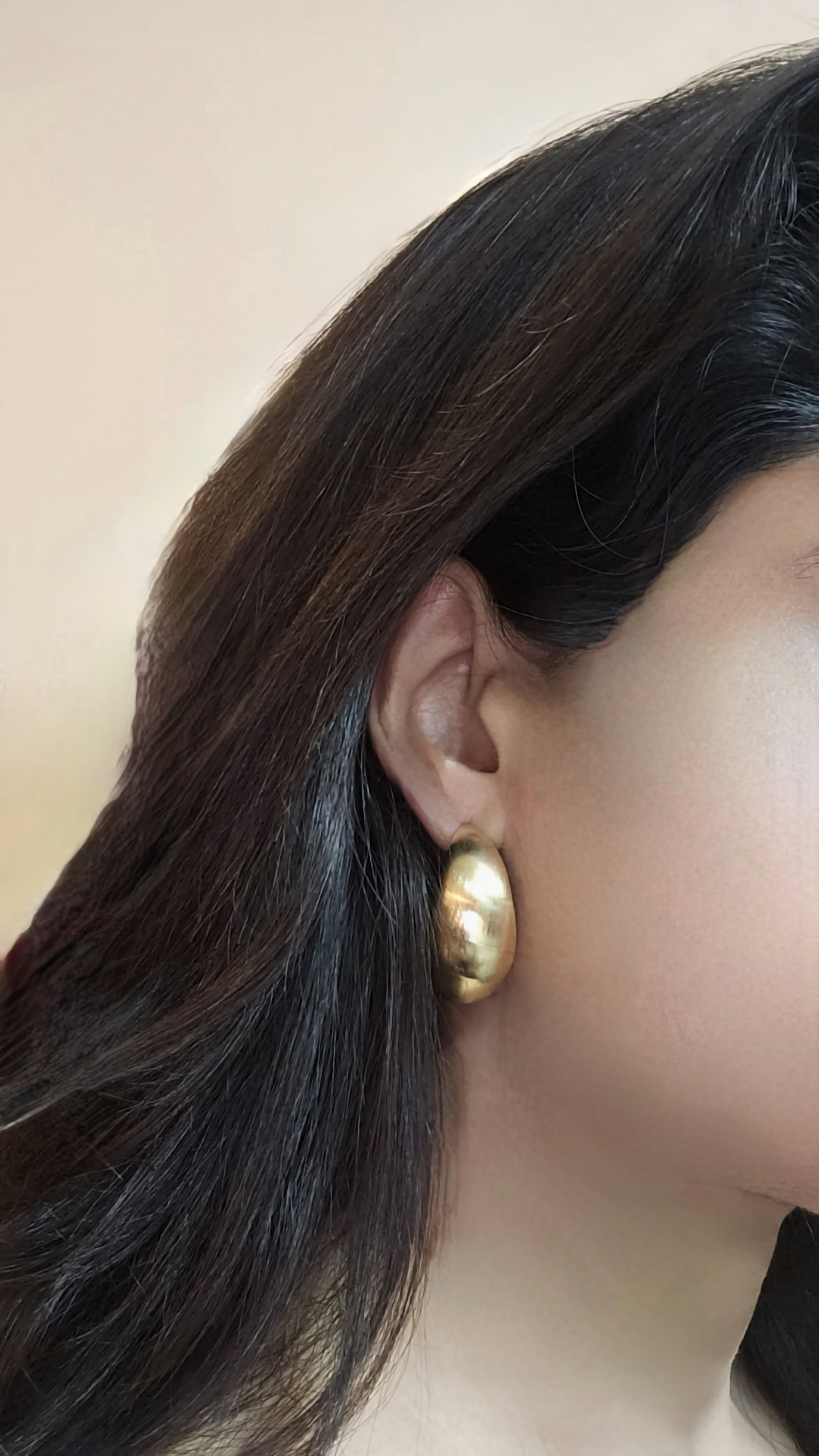 Radiant Reverb Half Hoop Earrings