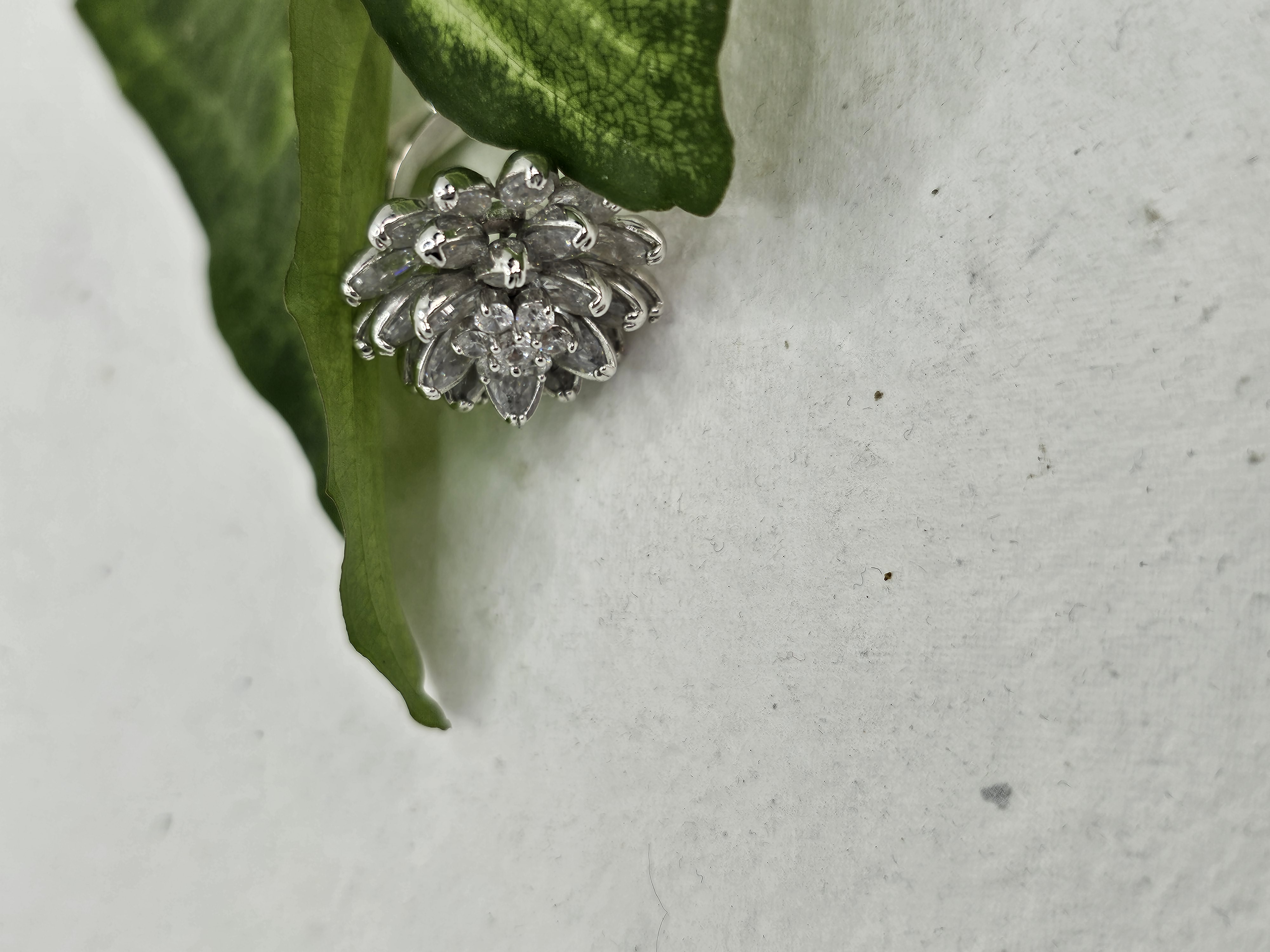 Celestial Lotus Cocktail Ring