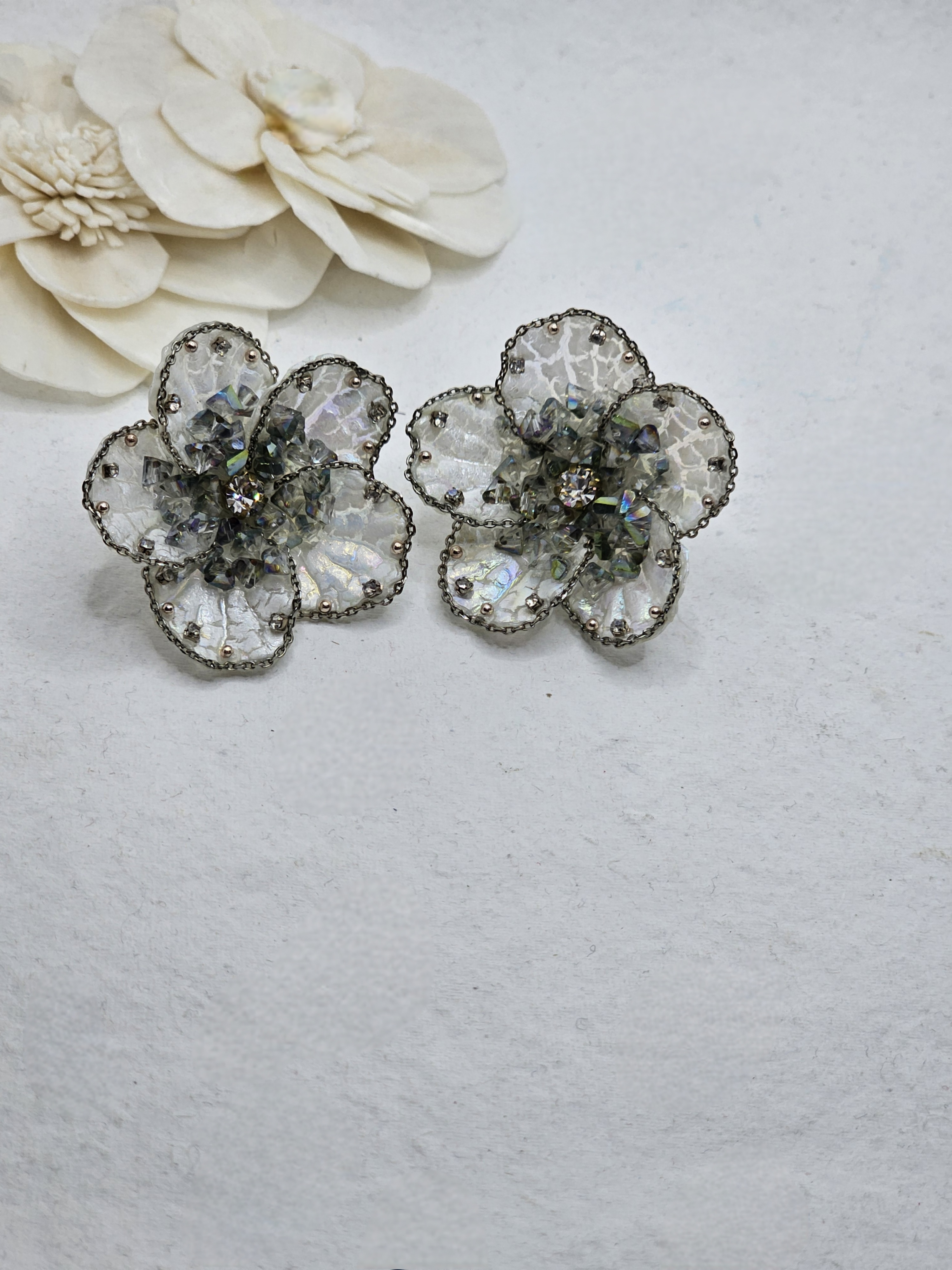 Pretty Plumeria Studs