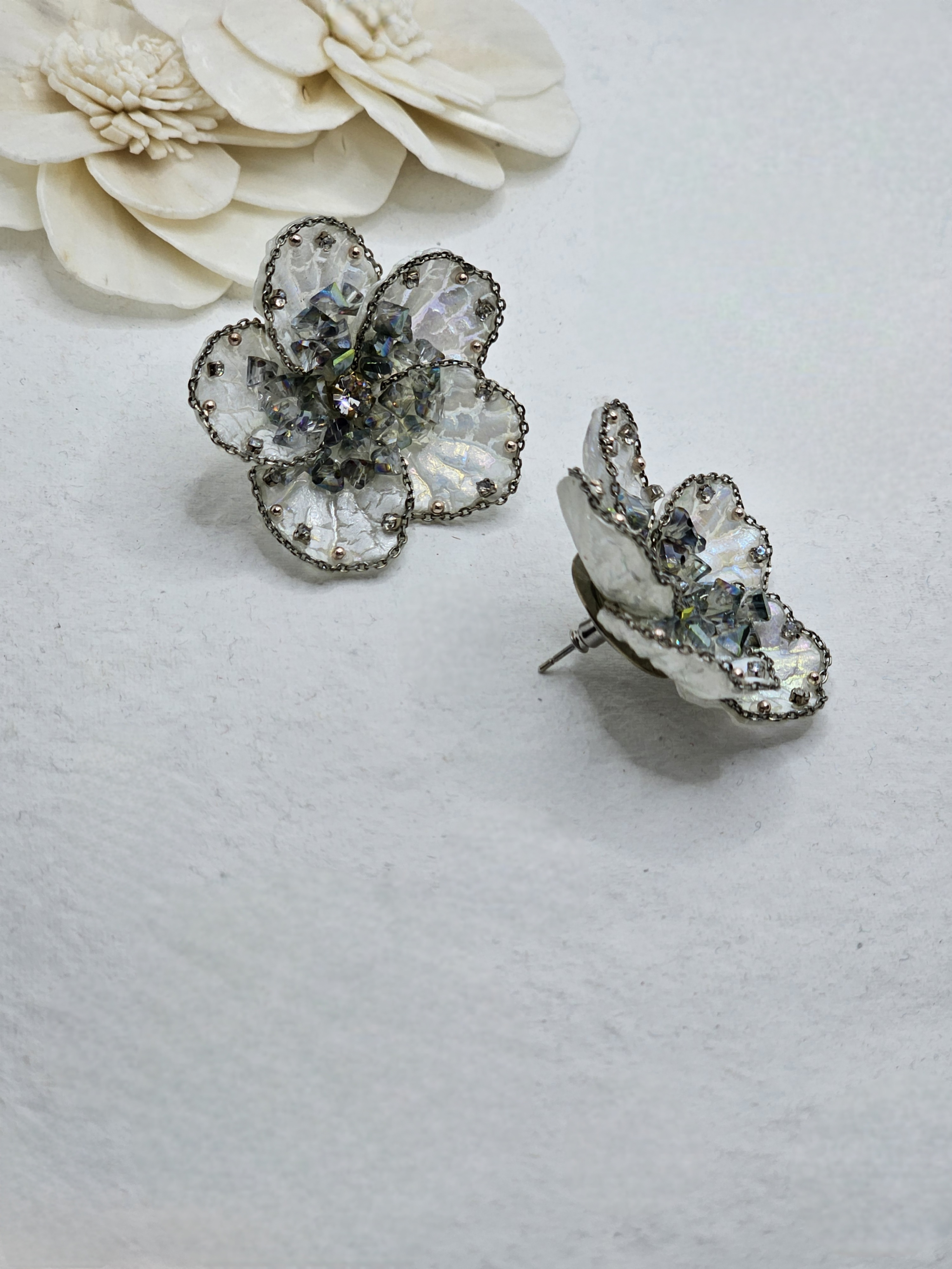 Pretty Plumeria Studs