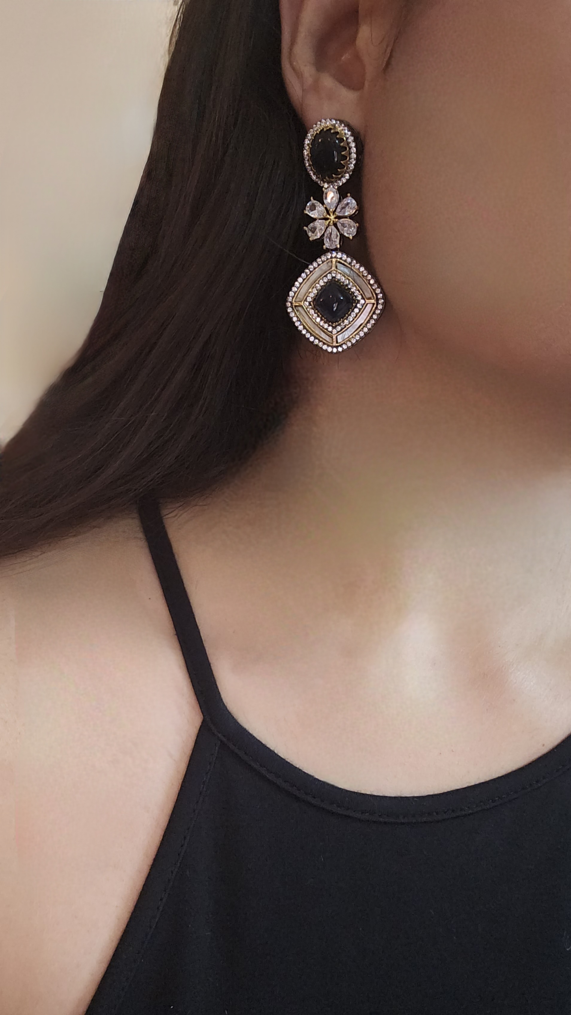 Geometry in Twine Earrings