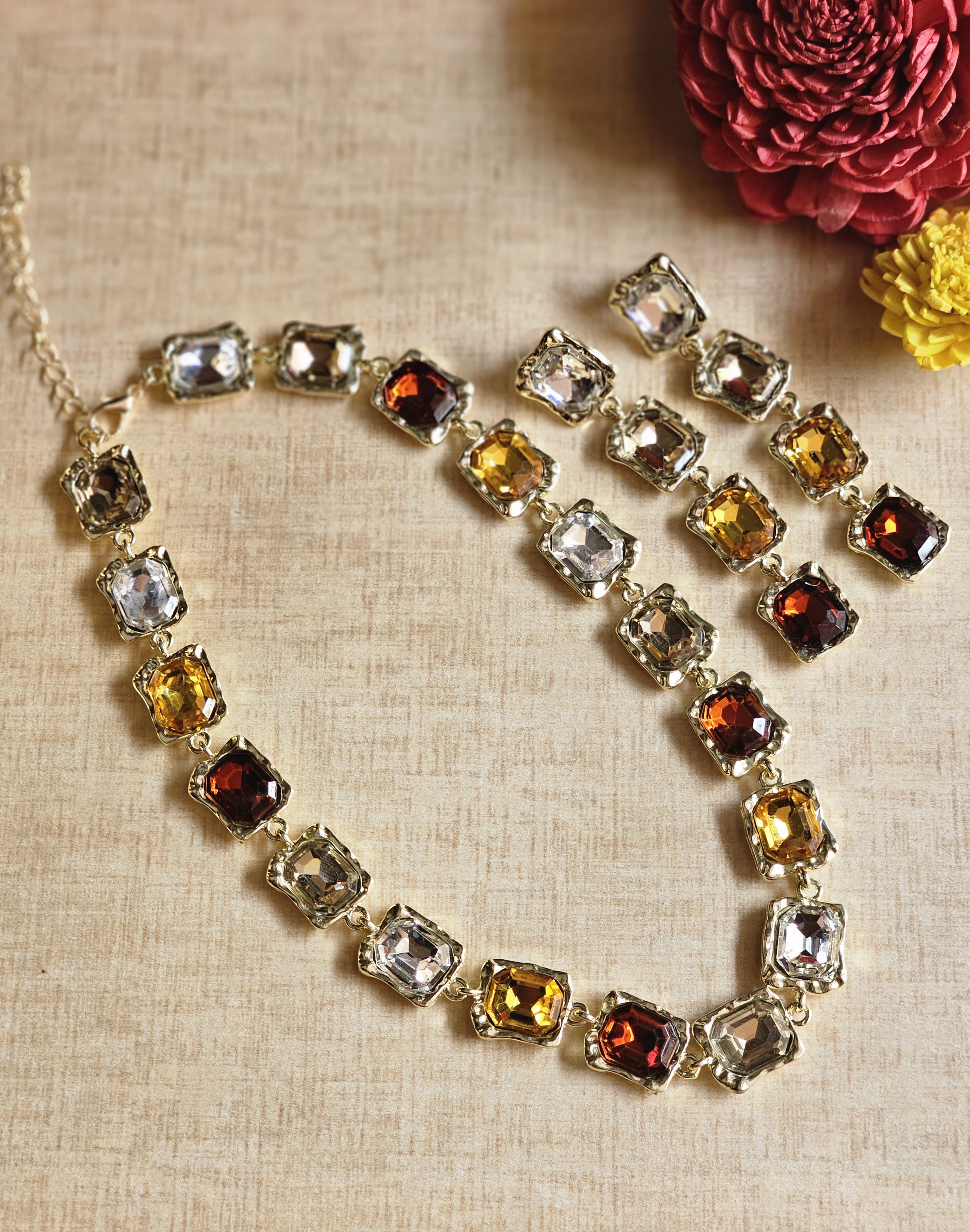 Sunset Gradient Necklace Set