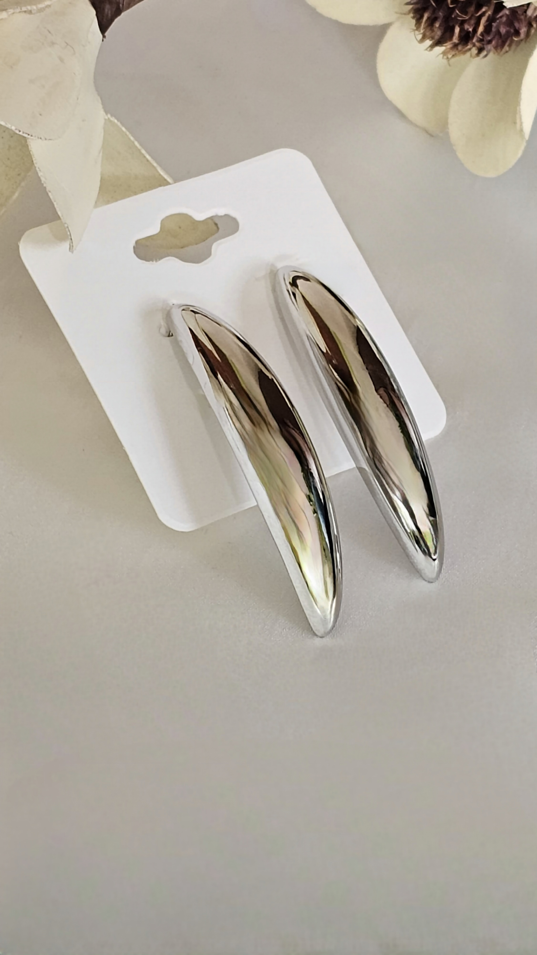 Silver Glint Studs