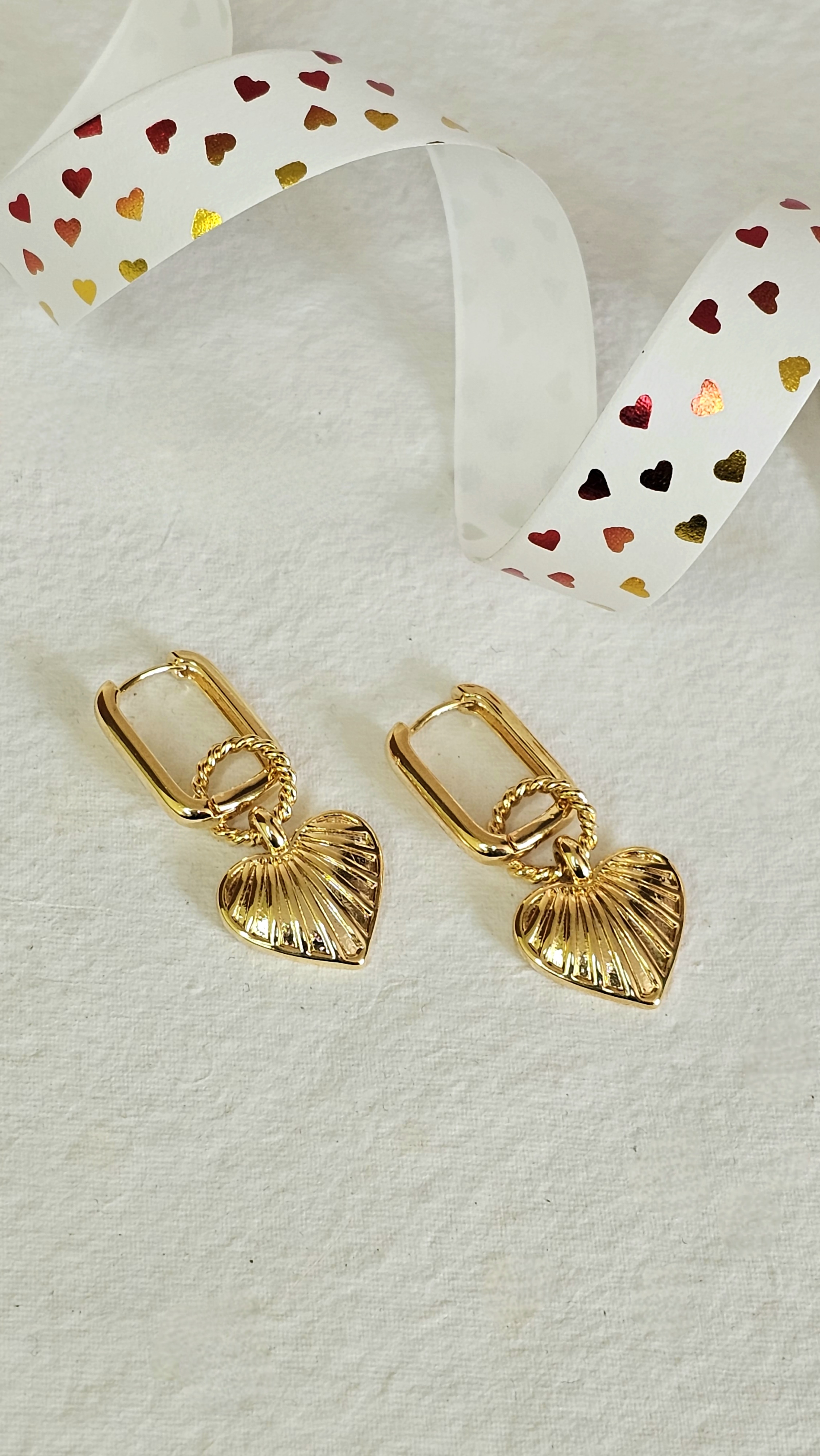 Cori Hug Hoop Drop Earrings