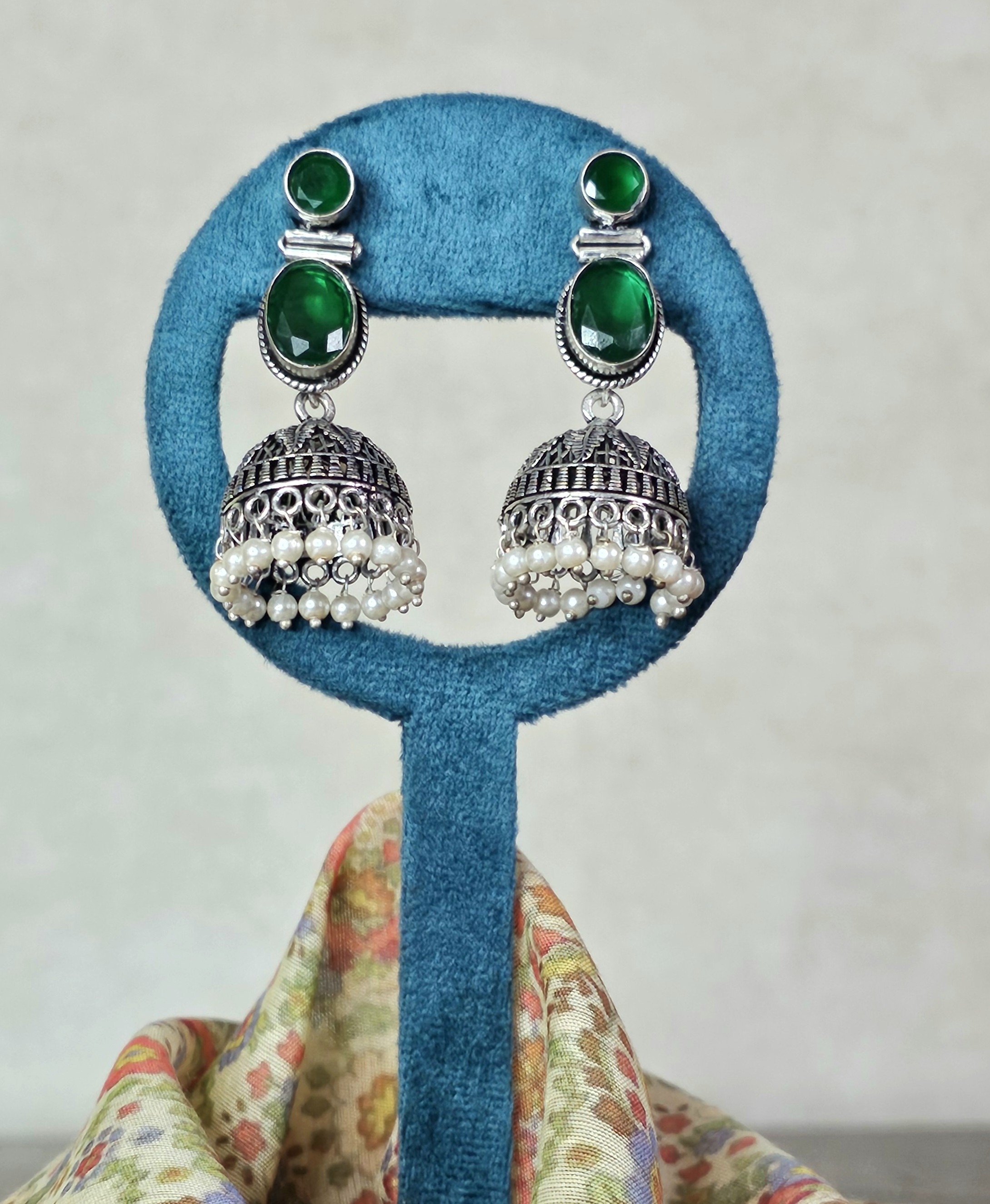 Spriha Jhumki Earrings - Jaipur Edit