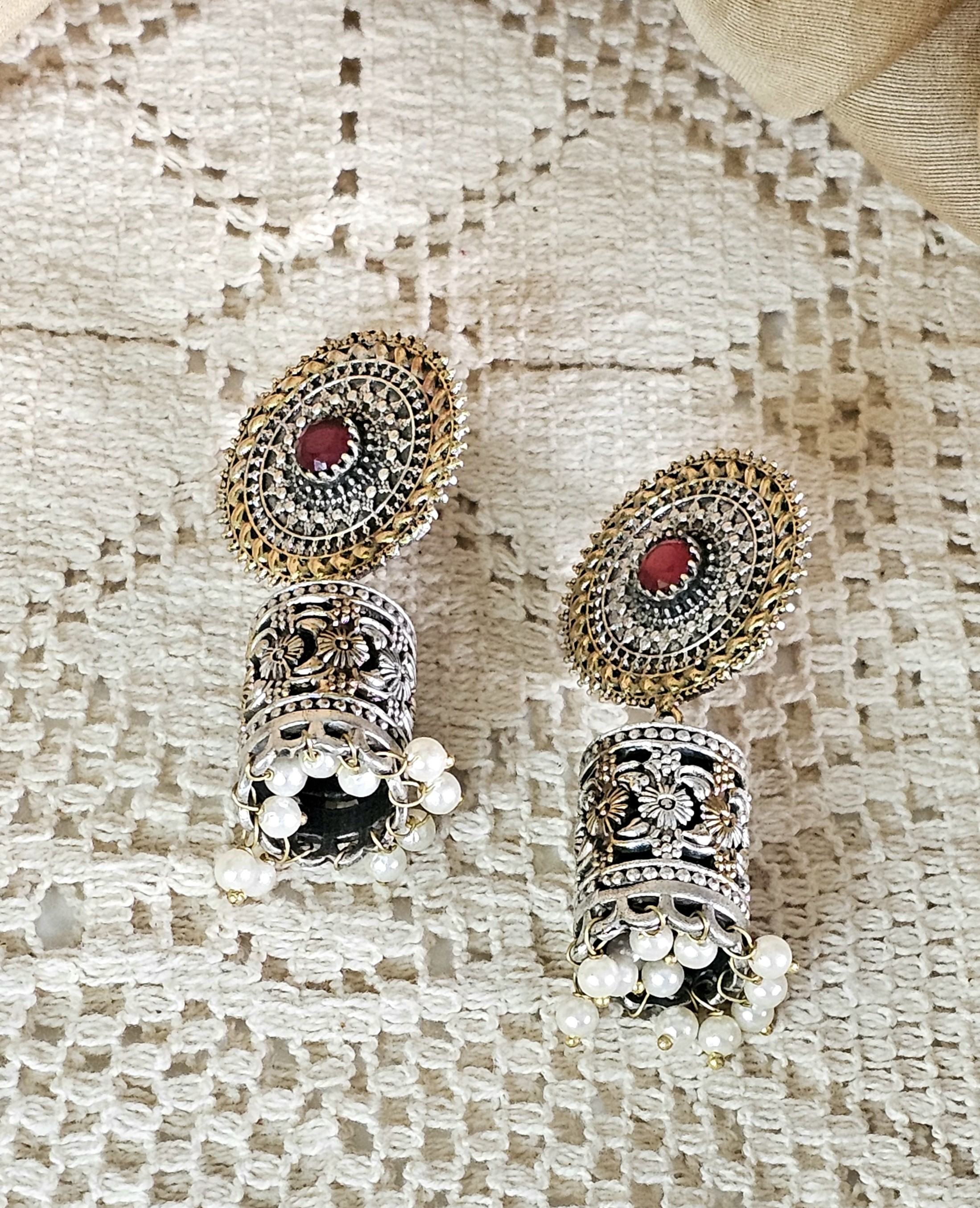 Alekhi Jhumki Earrings – Jaipur Edit