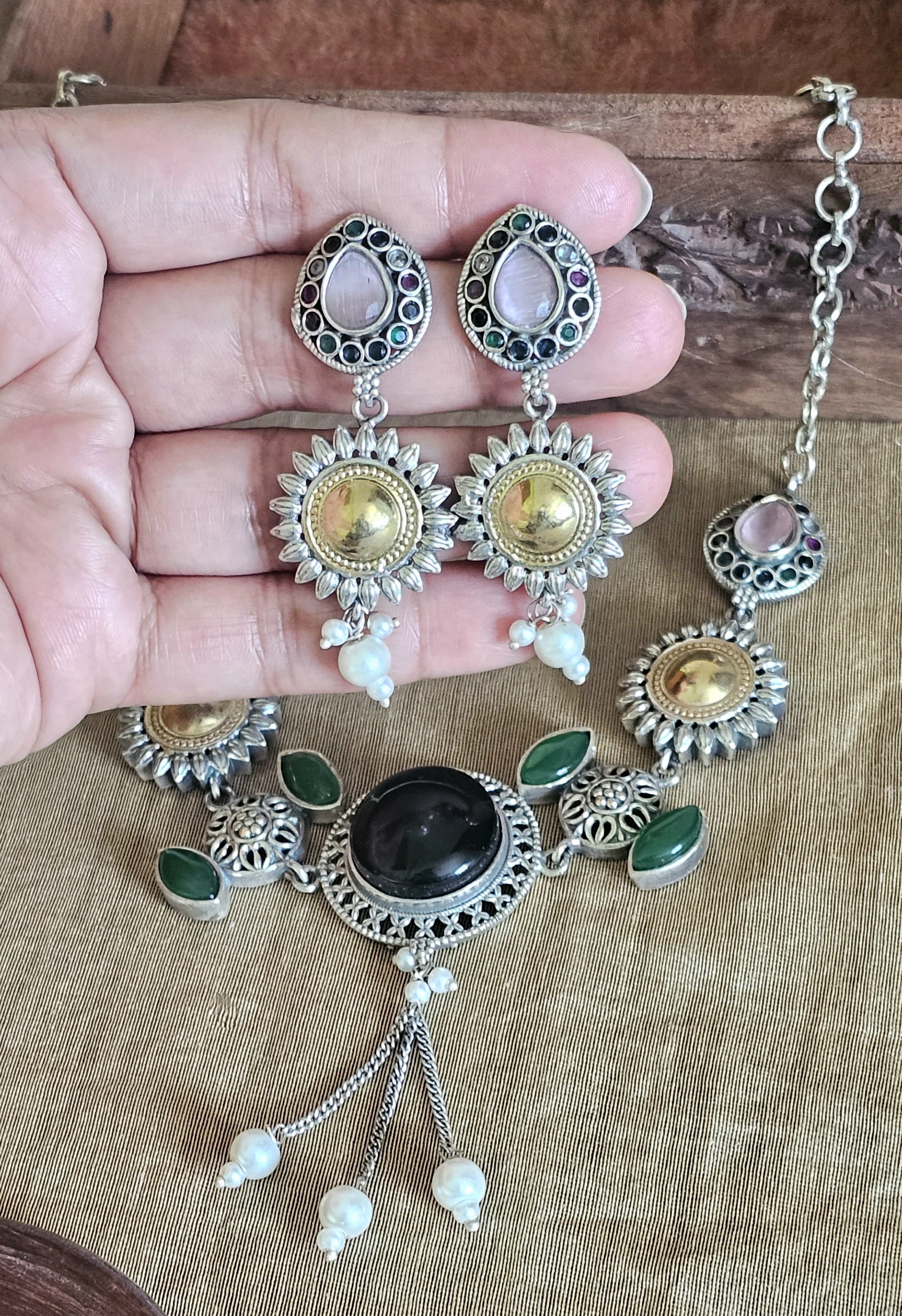 Arka Choker Necklace Set – Jaipur Edit