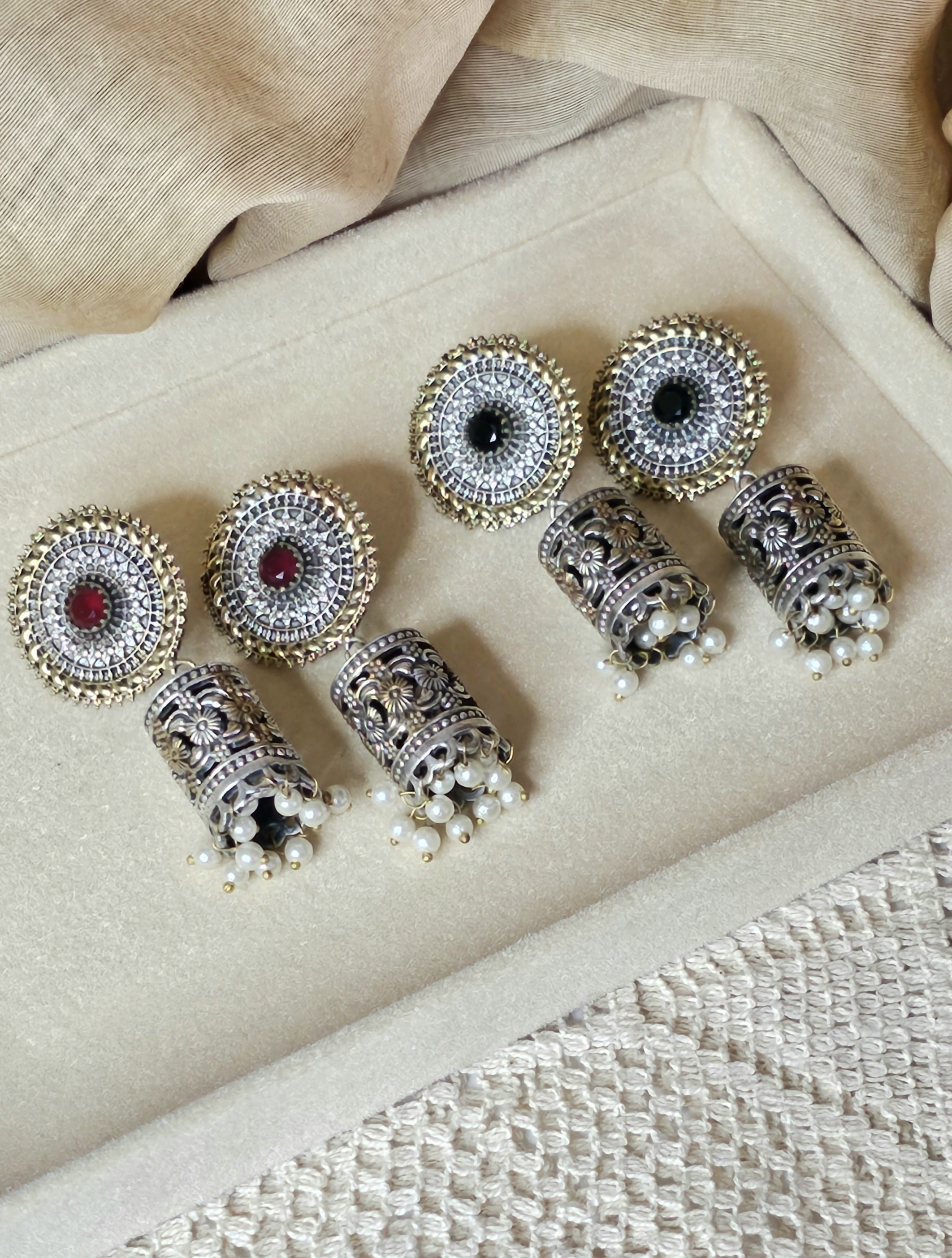Alekhi Jhumki Earrings – Jaipur Edit