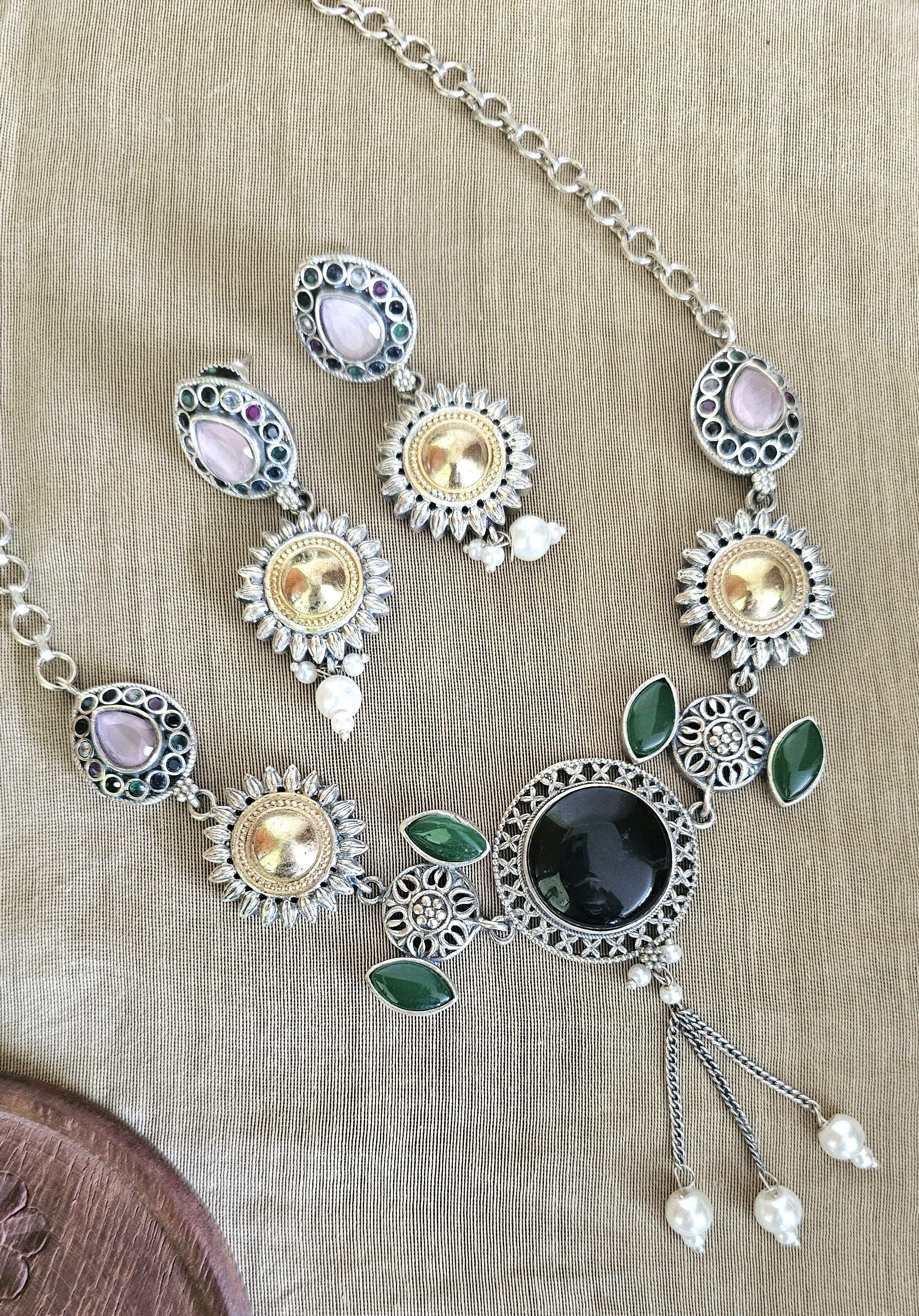 Arka Choker Necklace Set – Jaipur Edit