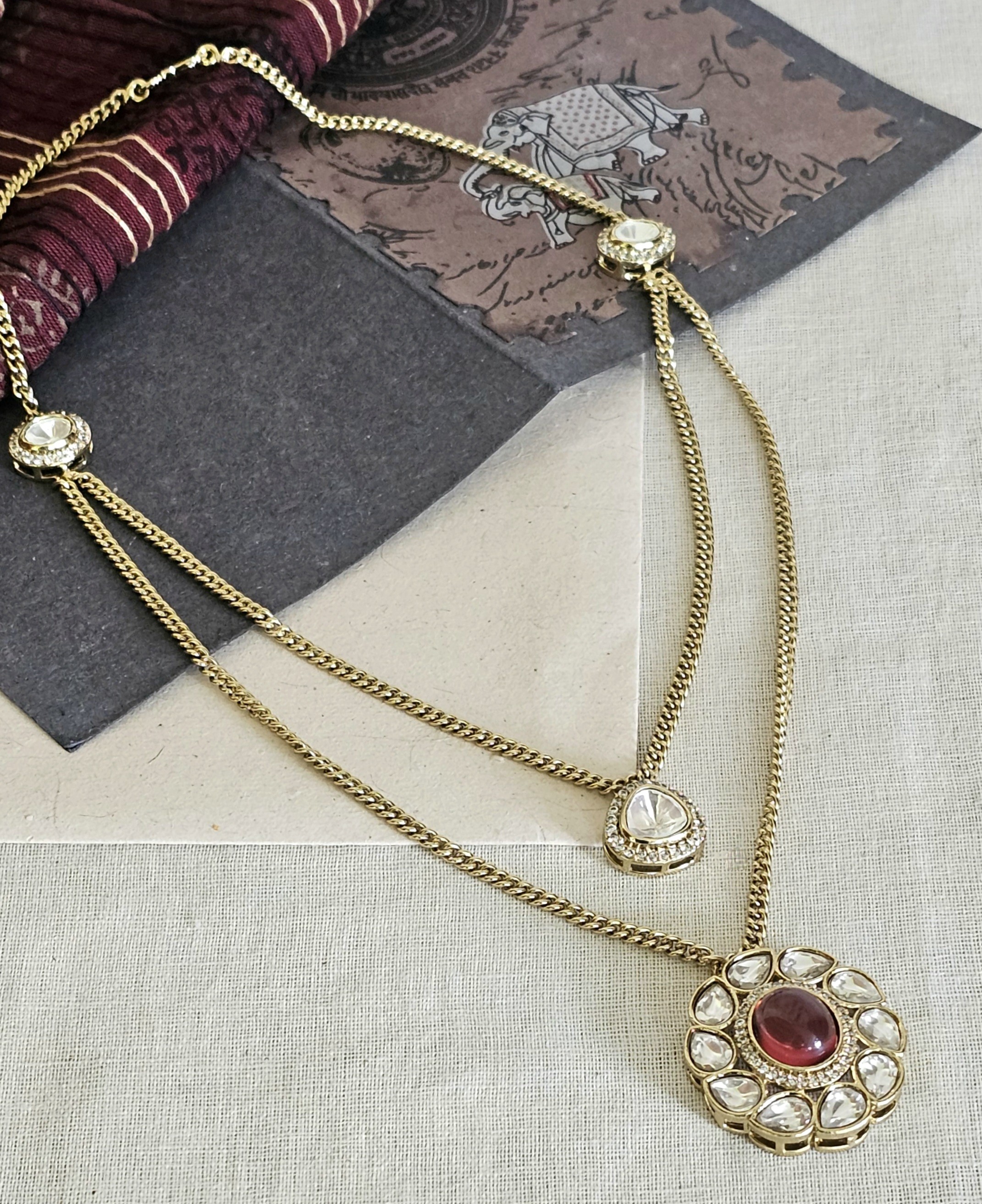 Kumud Necklace Set - Jaipur Edit