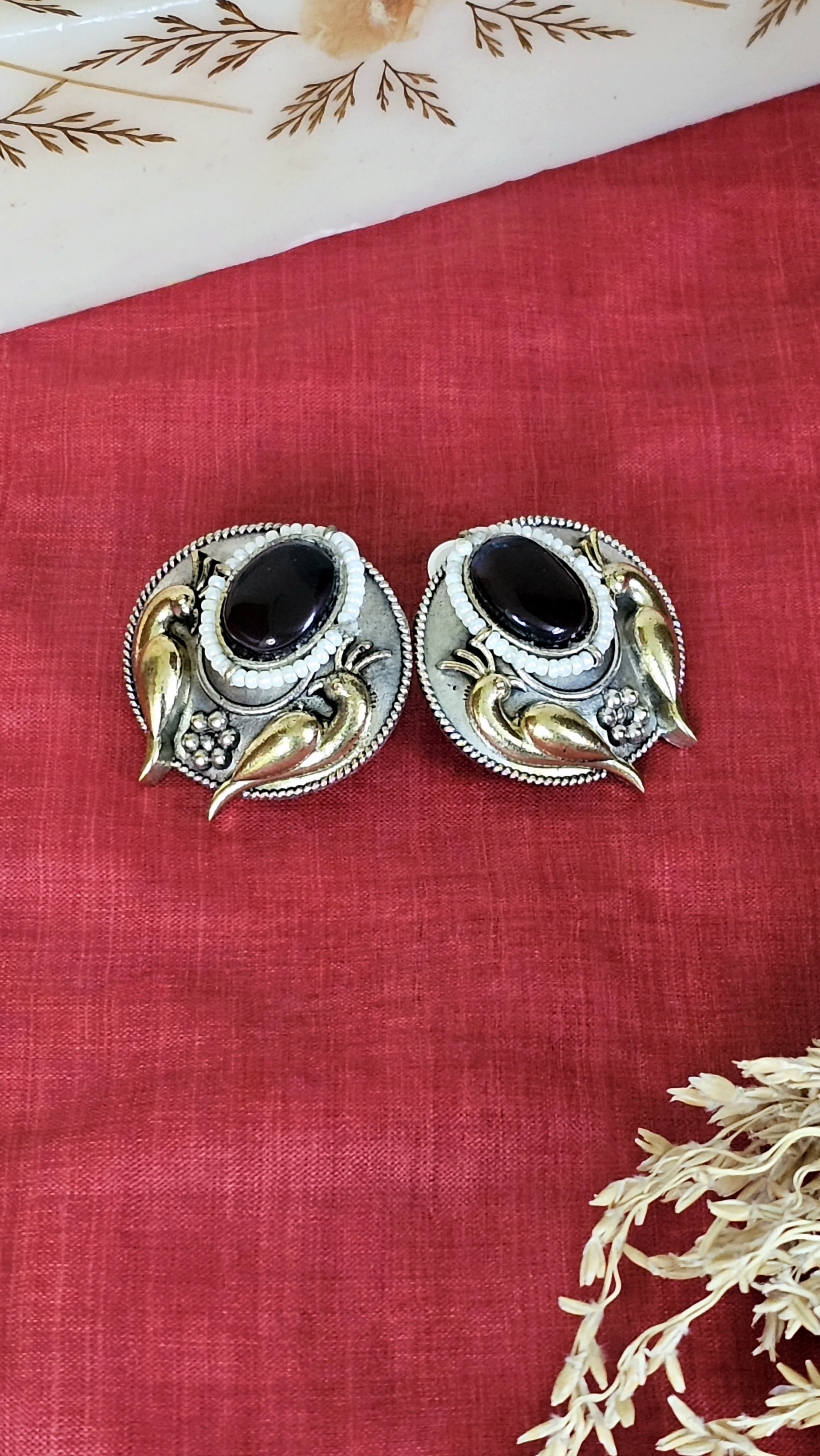 Mudrika Stud Earrings - Jaipur Edit