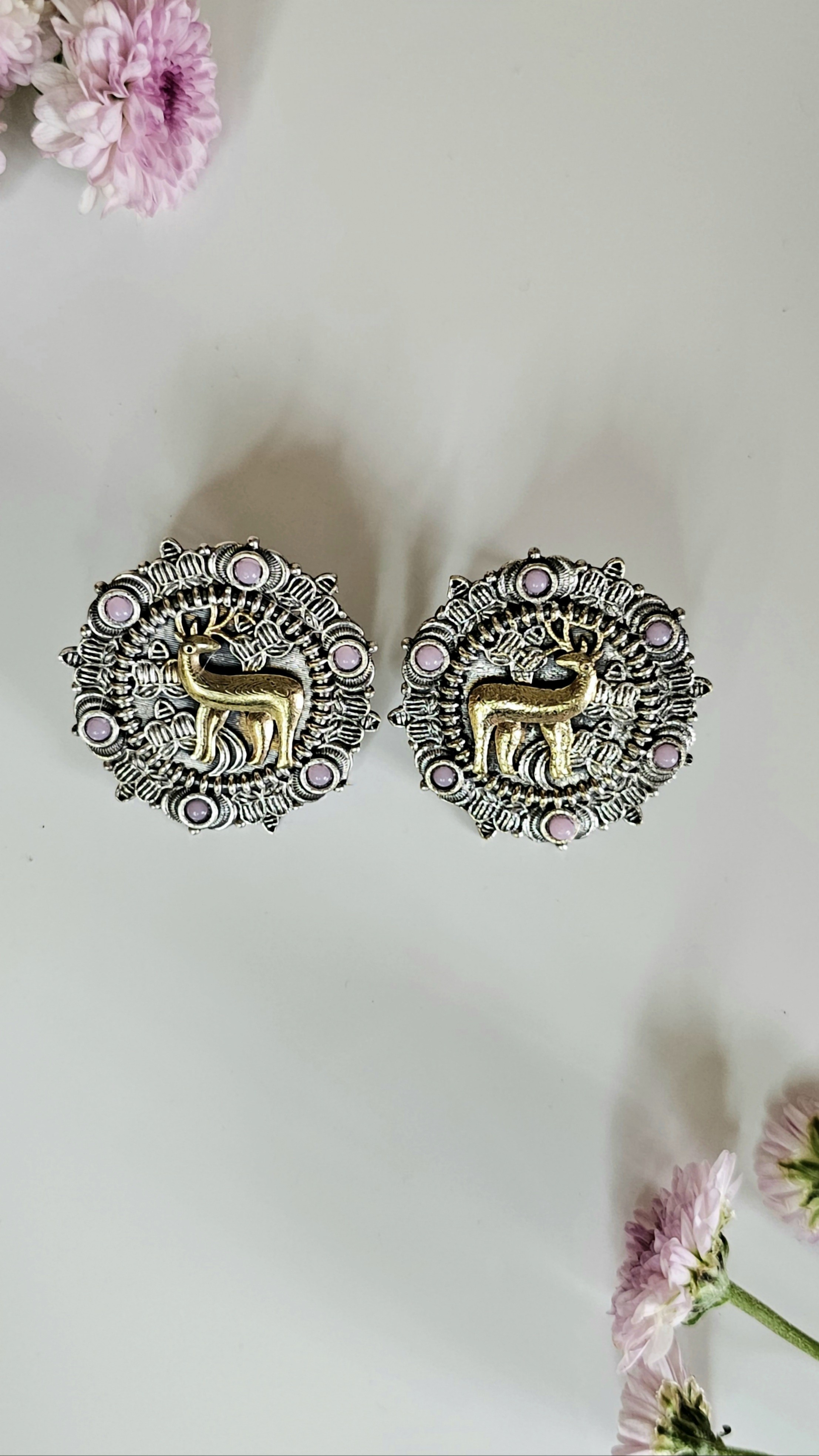 Mrigtrishna Stud Earrings – Jaipur Edit
