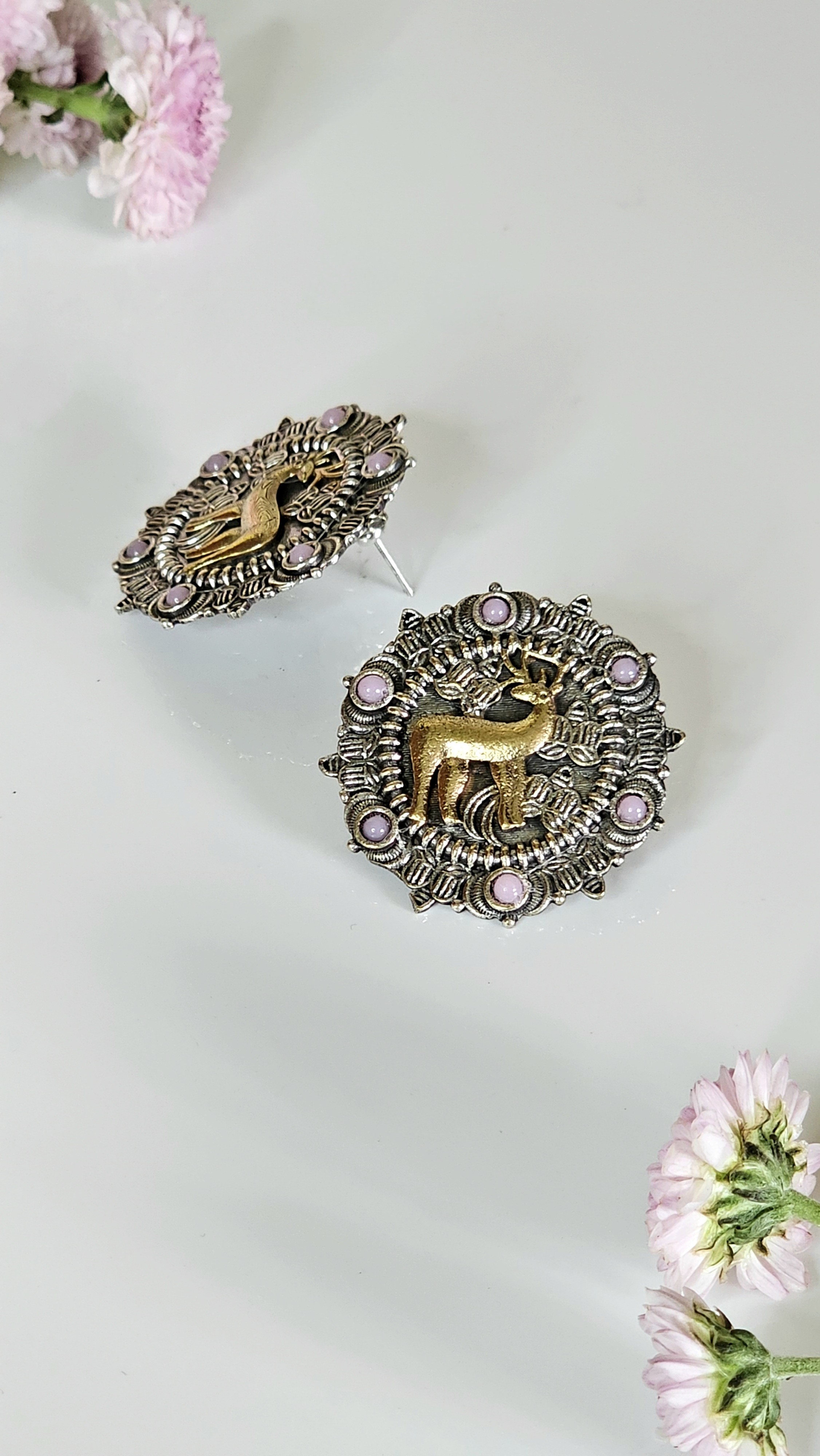 Mrigtrishna Stud Earrings – Jaipur Edit