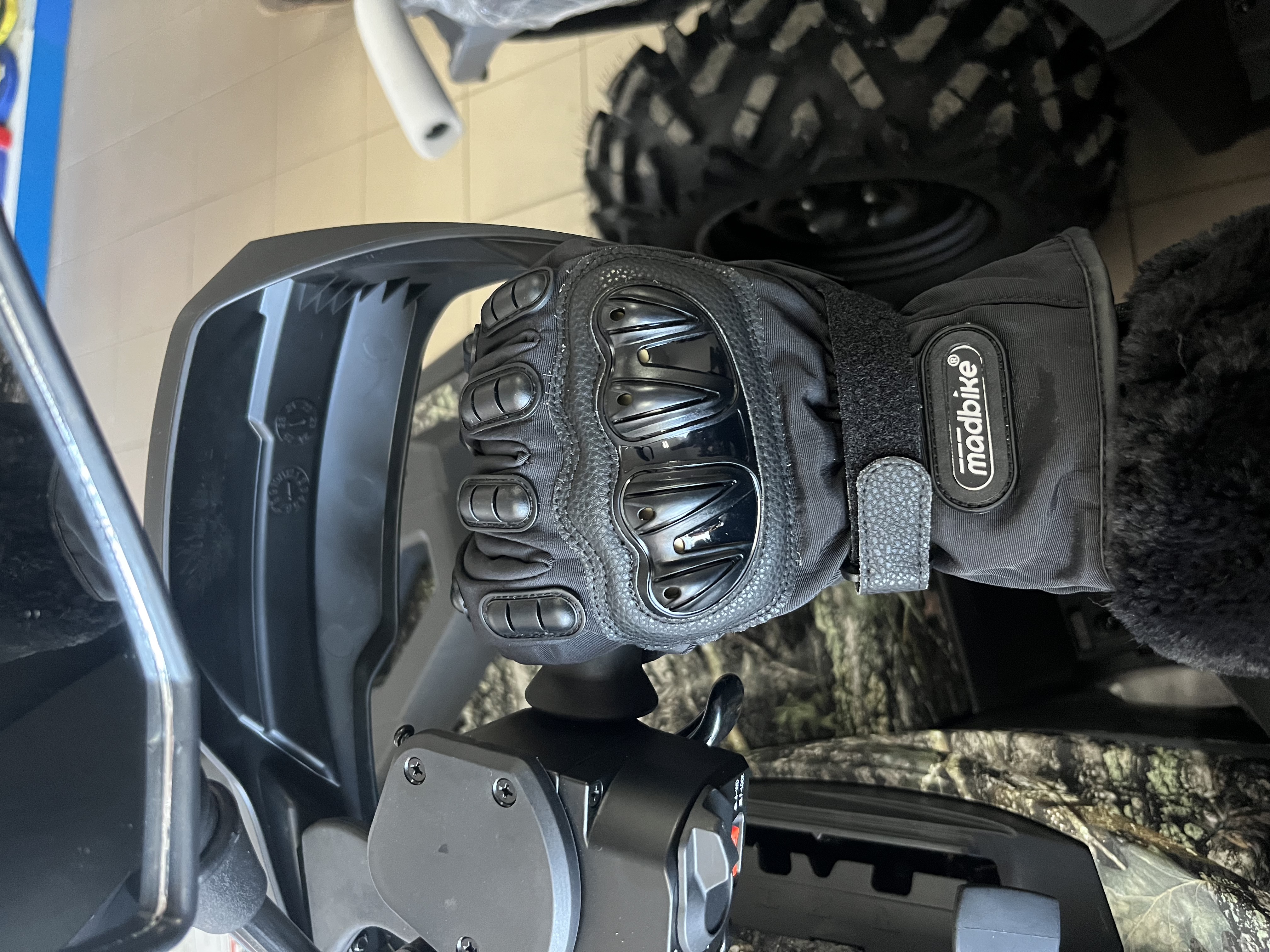 Motociklininko pirštinės