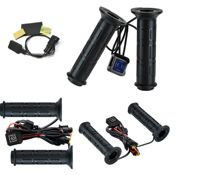 Šildomų rankenų ir nykščio komplektas