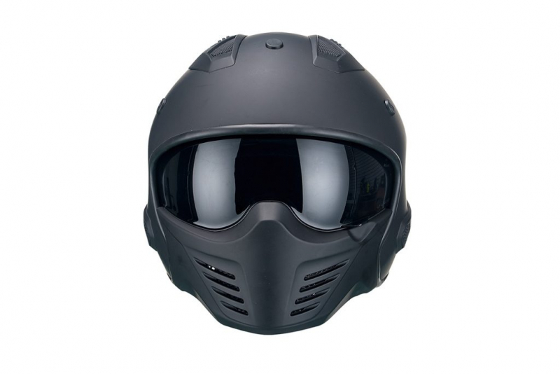 Šalmas VITO JET BRUZANO MATT BLACK