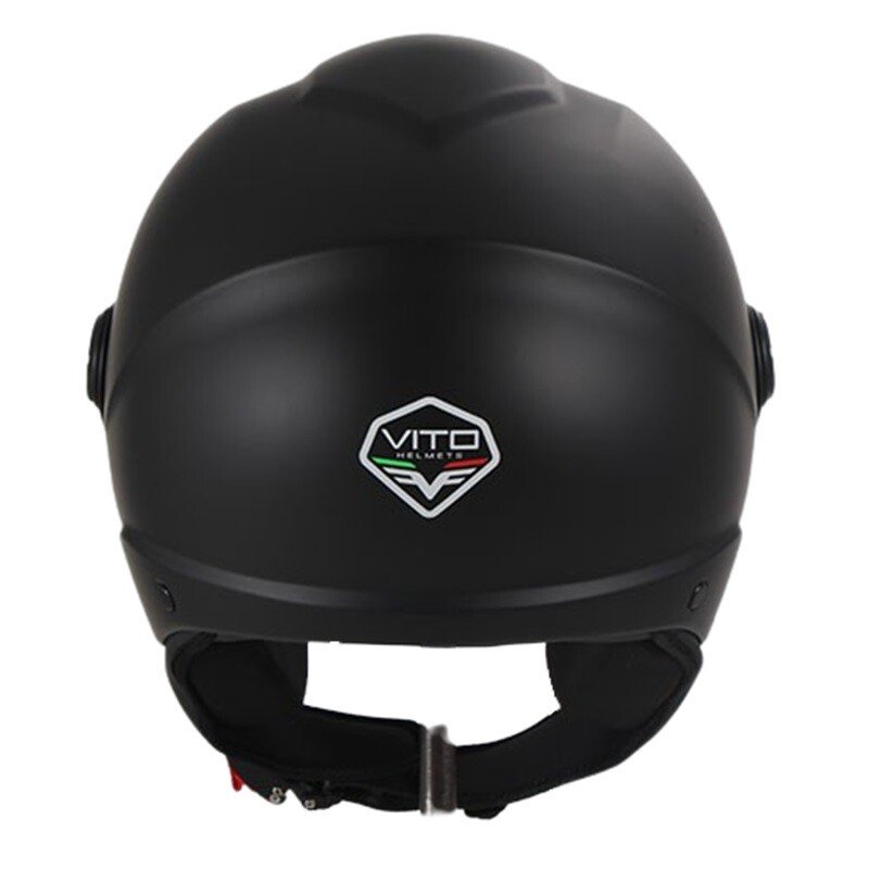 Šalmas VITO JET DOUBLE VISOR LAVORI MATT BLACK
