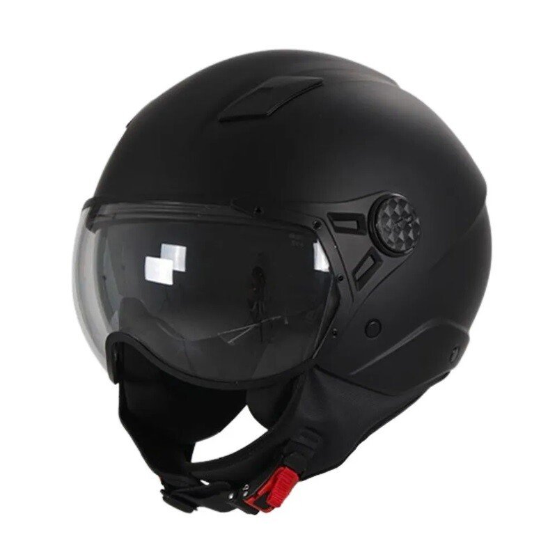 Šalmas VITO JET DOUBLE VISOR LAVORI MATT BLACK