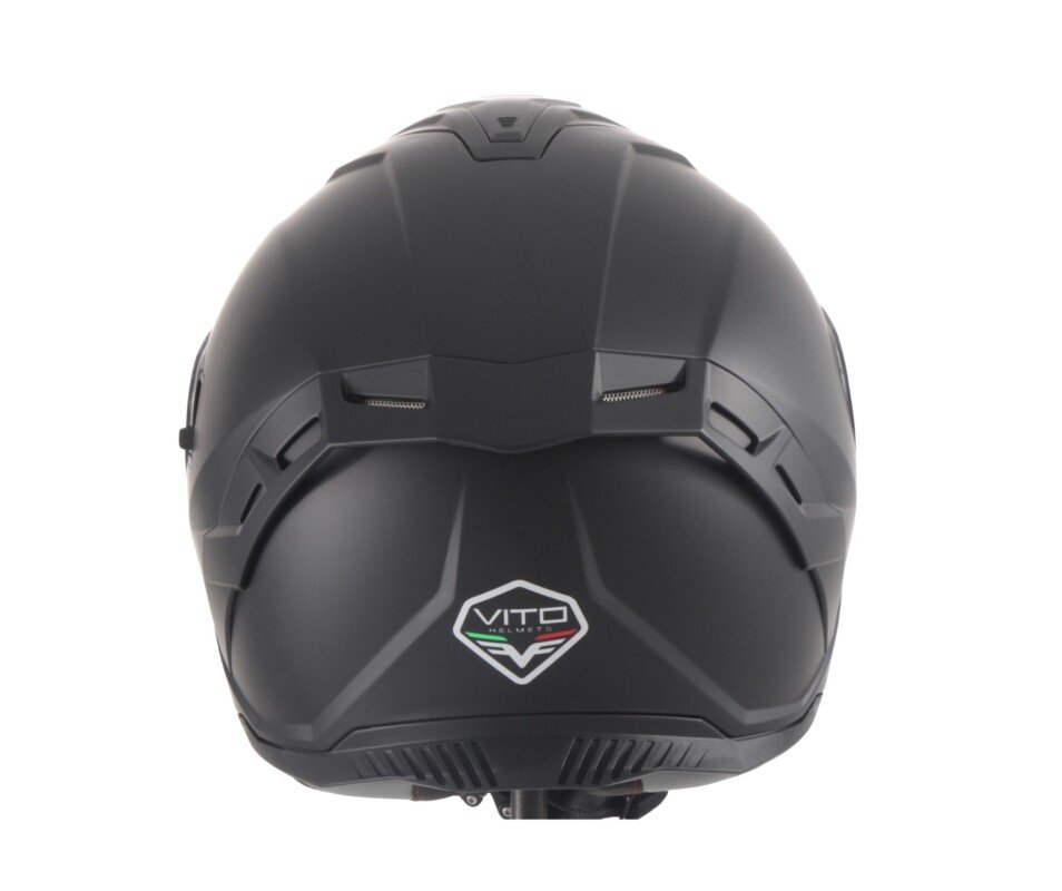 Šalmas VITO PRESTO FULL-FACE + SUN VISOR MATT BLACK