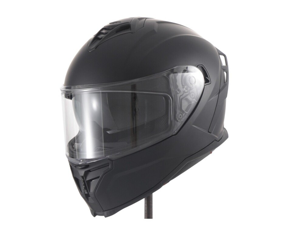 Šalmas VITO PRESTO FULL-FACE + SUN VISOR MATT BLACK