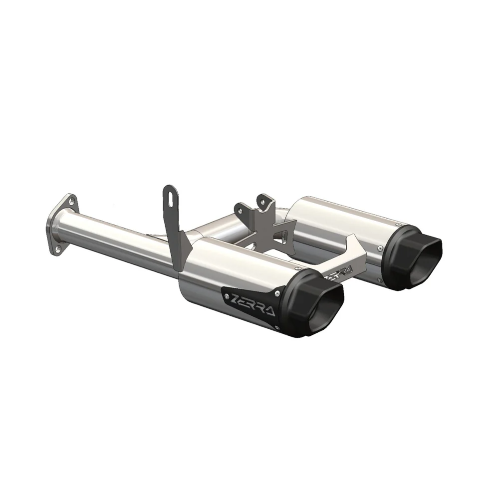 Zerra HEX Dual Rear-Exit Exhaust - Gen 3 CFMOTO 1000/850  |  Goes Terrox 1000