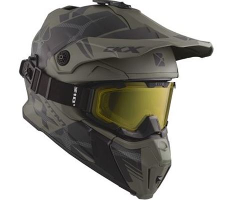 Šalmas CKX Helmet + Goggles TITAN Climb Matt grey