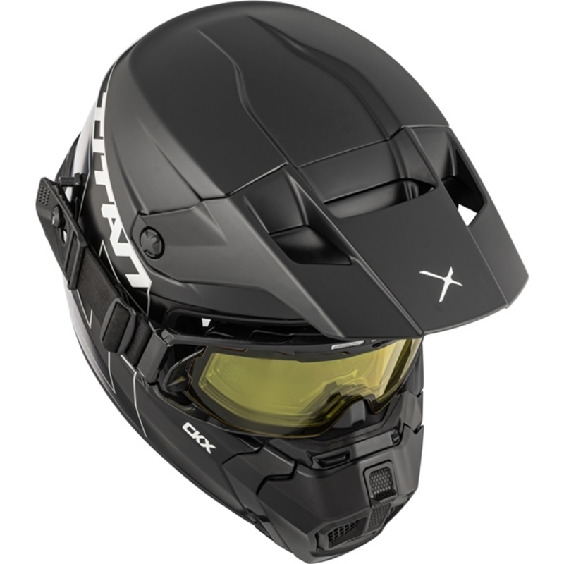 Šalmas CKX Helmet Titan AMS Matt Black + Goggles