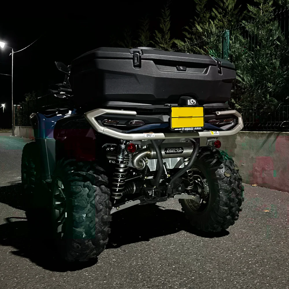 Zerra HEX viengubas šoninio išmetimo duslintuvas - Can-Am Outlander G3 850/1000