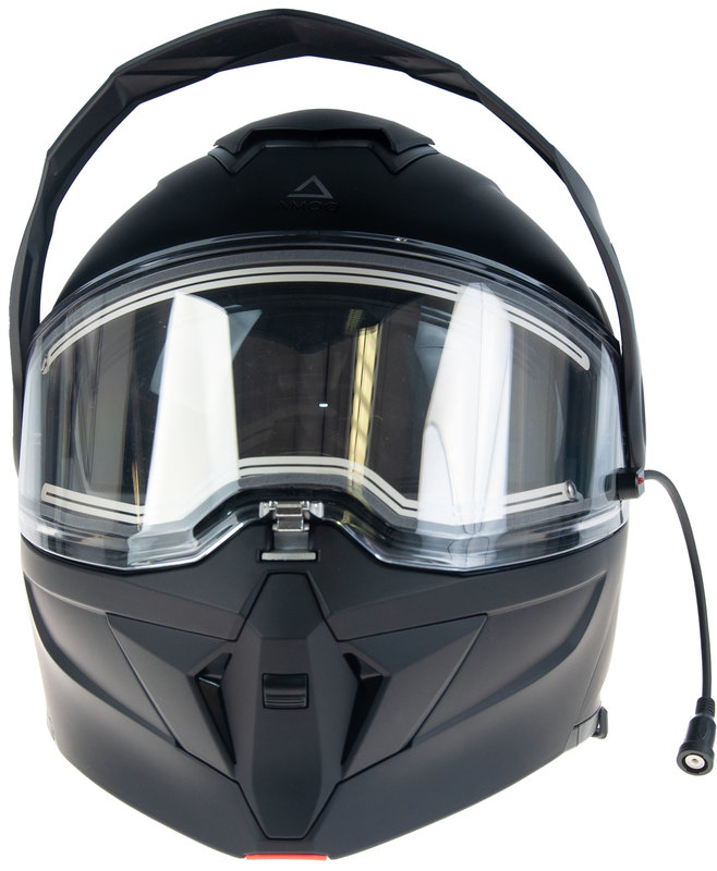 Šalmas AMOQ Adaptor su šildomu stikliuku