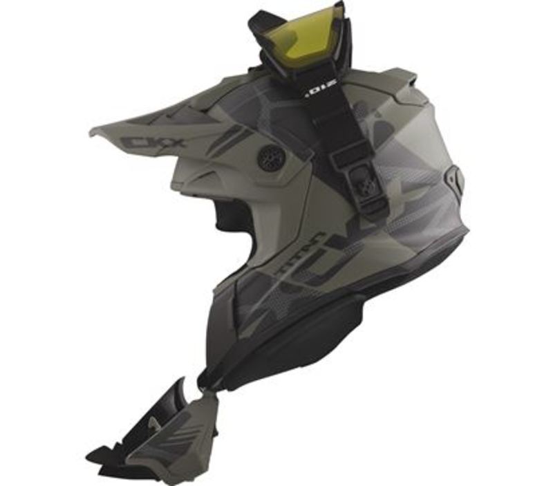 Šalmas CKX Helmet + Goggles TITAN Climb Matt grey